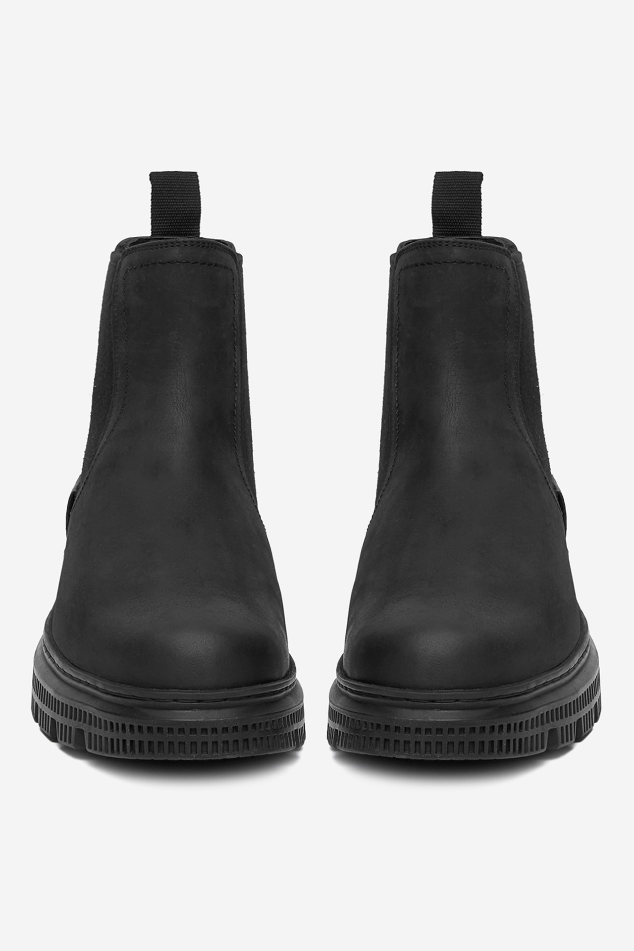 Kotníková obuv s elastickým prvkem Černá