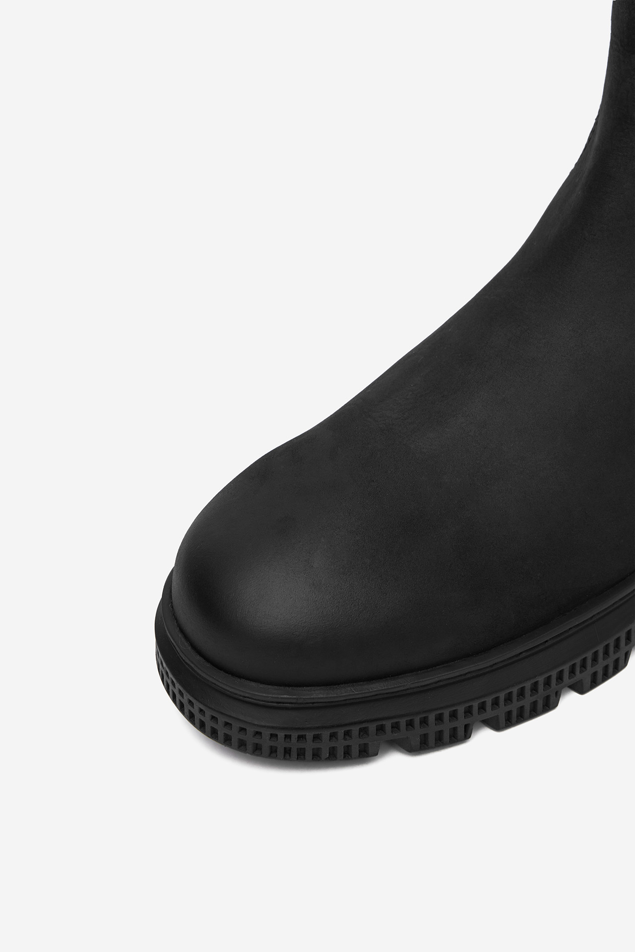 Kotníková obuv s elastickým prvkem Černá