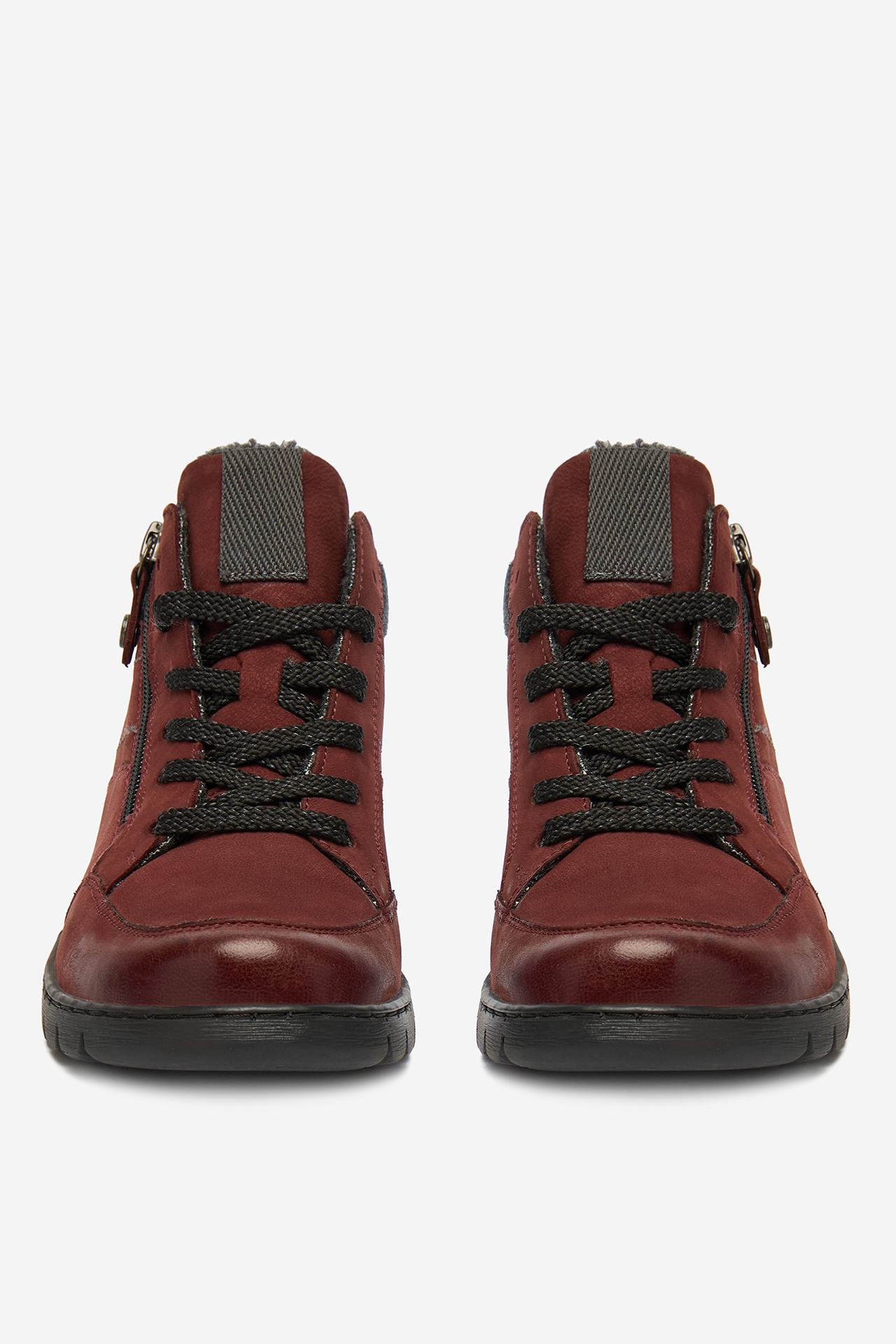 Kotníková obuv Vínový