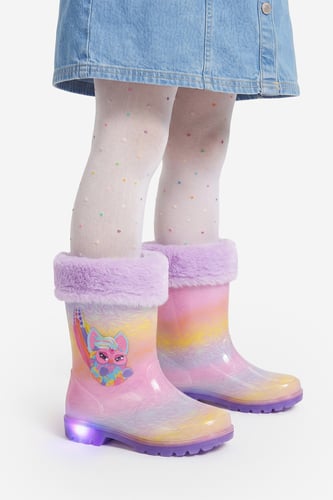 Gumijasti škornji FURBY CEO-NJ-AW25-123FUR Fuchsia