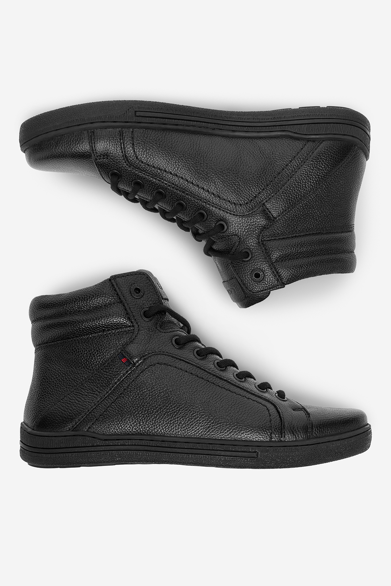 Šnurovacie topánky Čierna