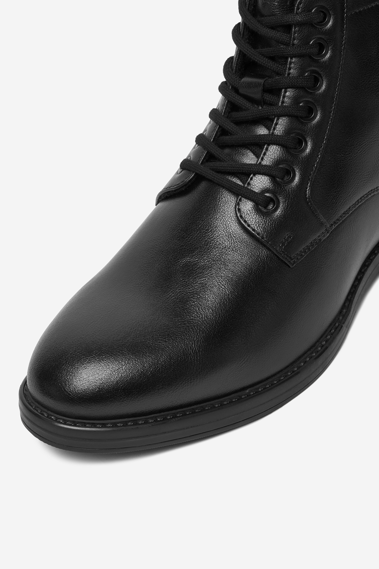 Gležnjarji z vezalkami Črna