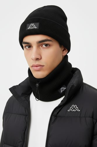 komínová šála Kappa CEO-KAP-U4-001-AW25 Černá