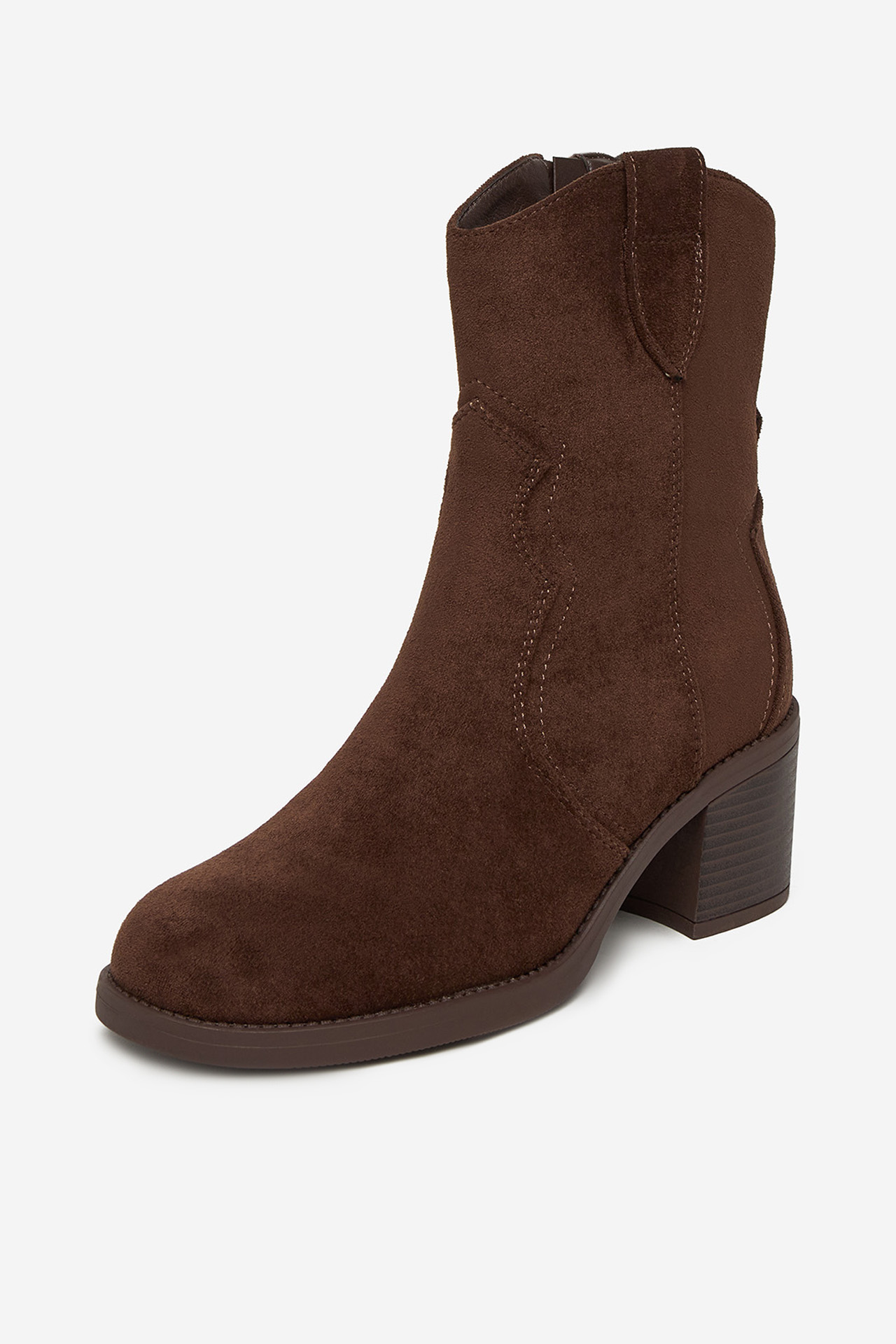 Členková obuv Tmavo hnedá