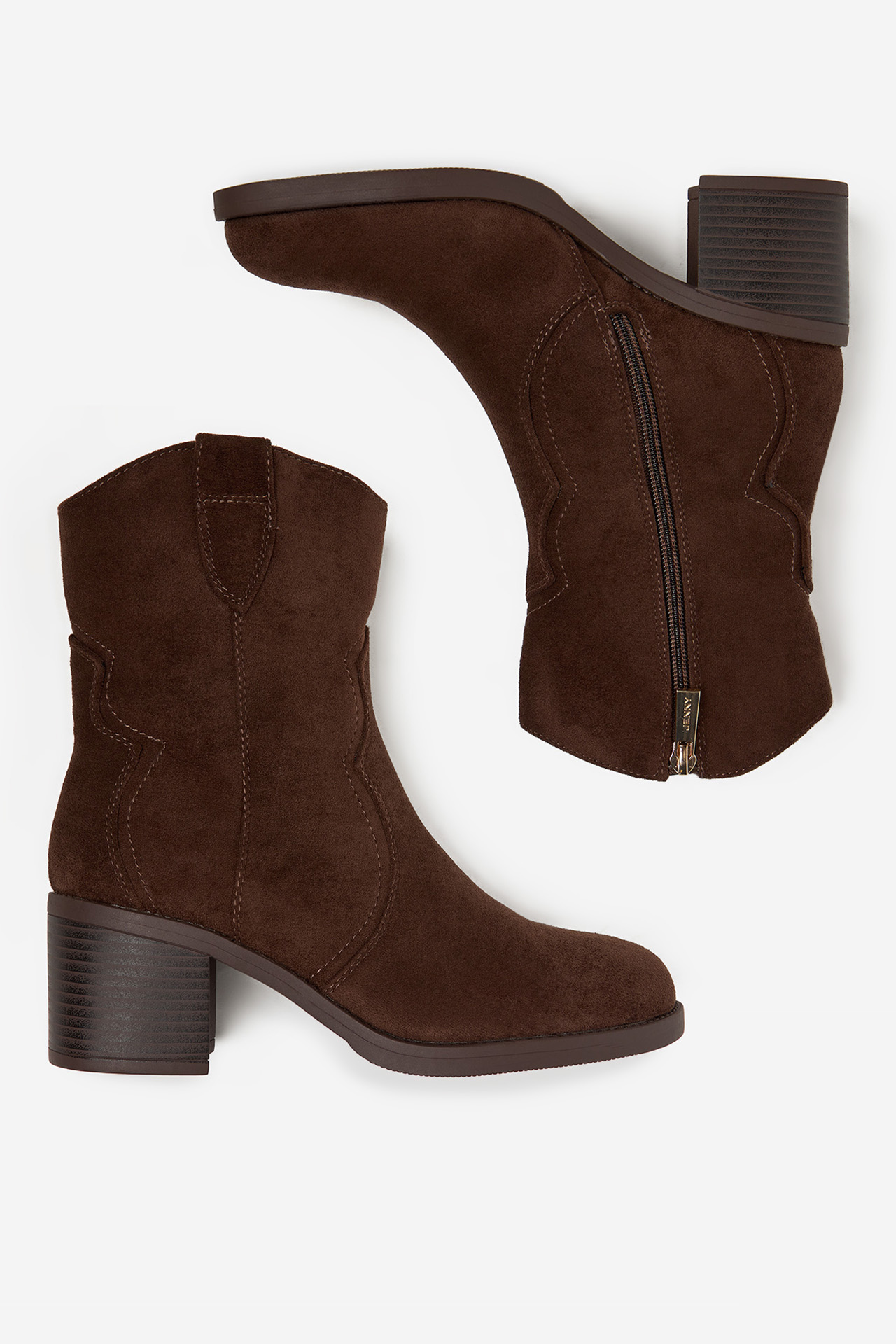 Členková obuv Tmavo hnedá