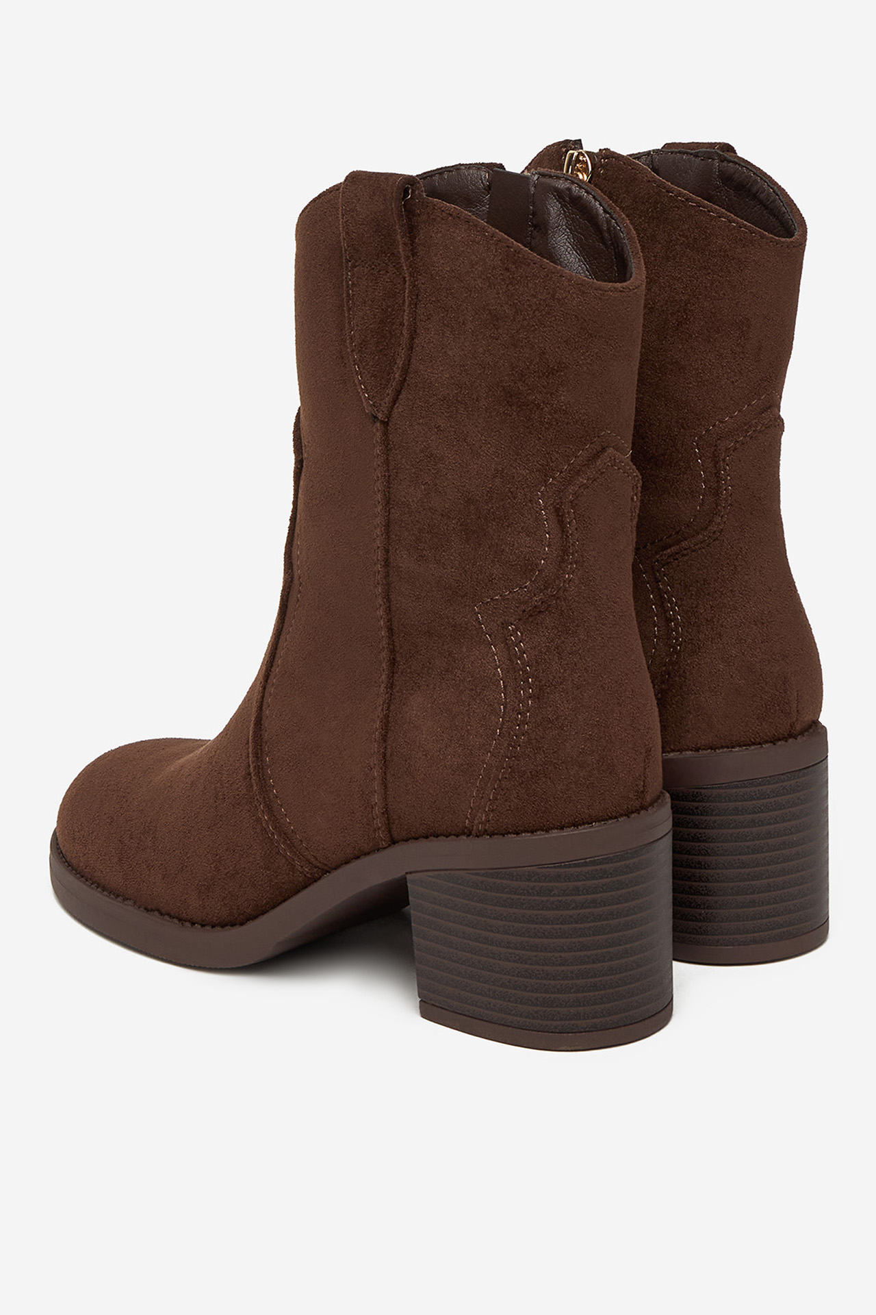 Členková obuv Tmavo hnedá