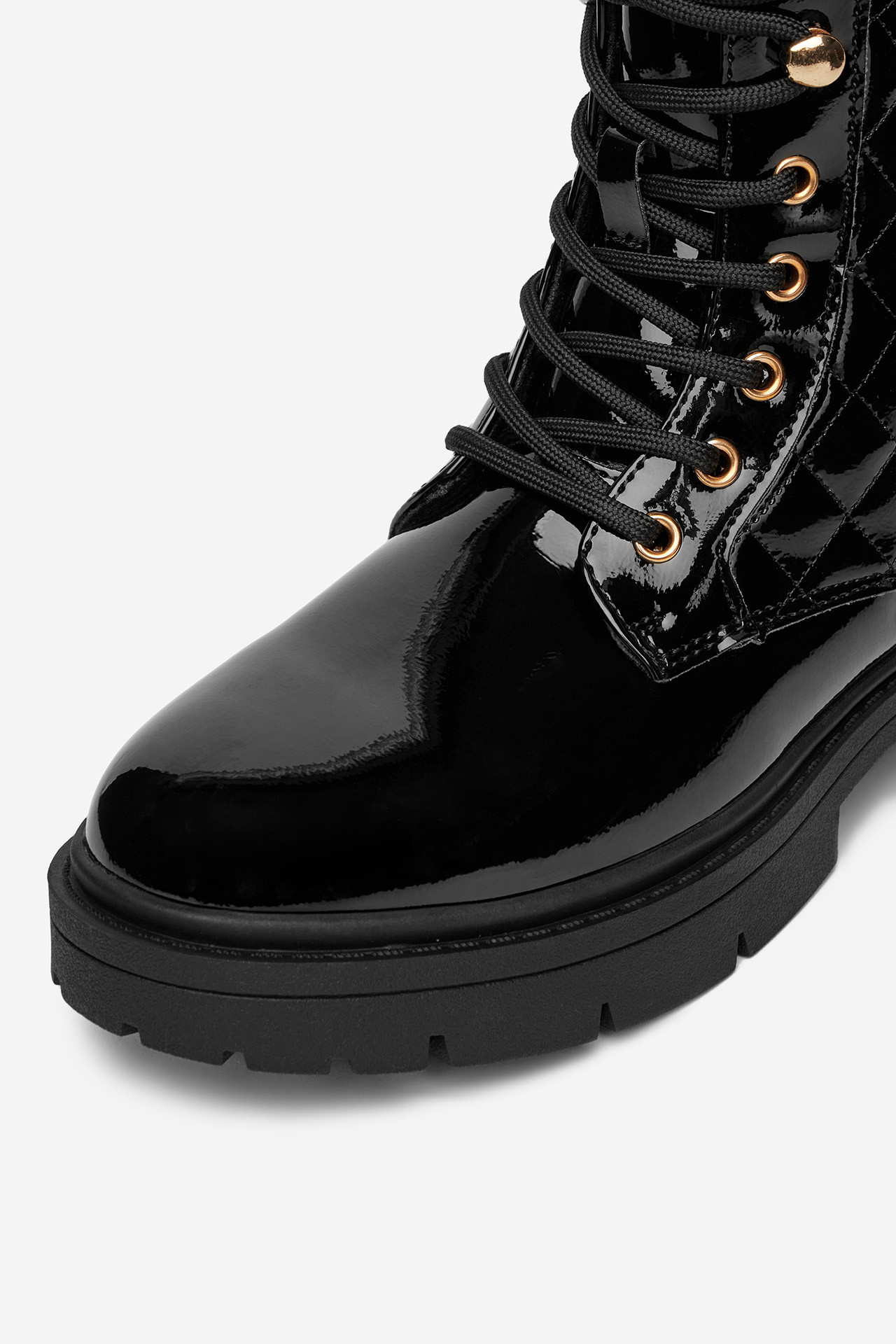 Gležnjarji z vezalkami Črna