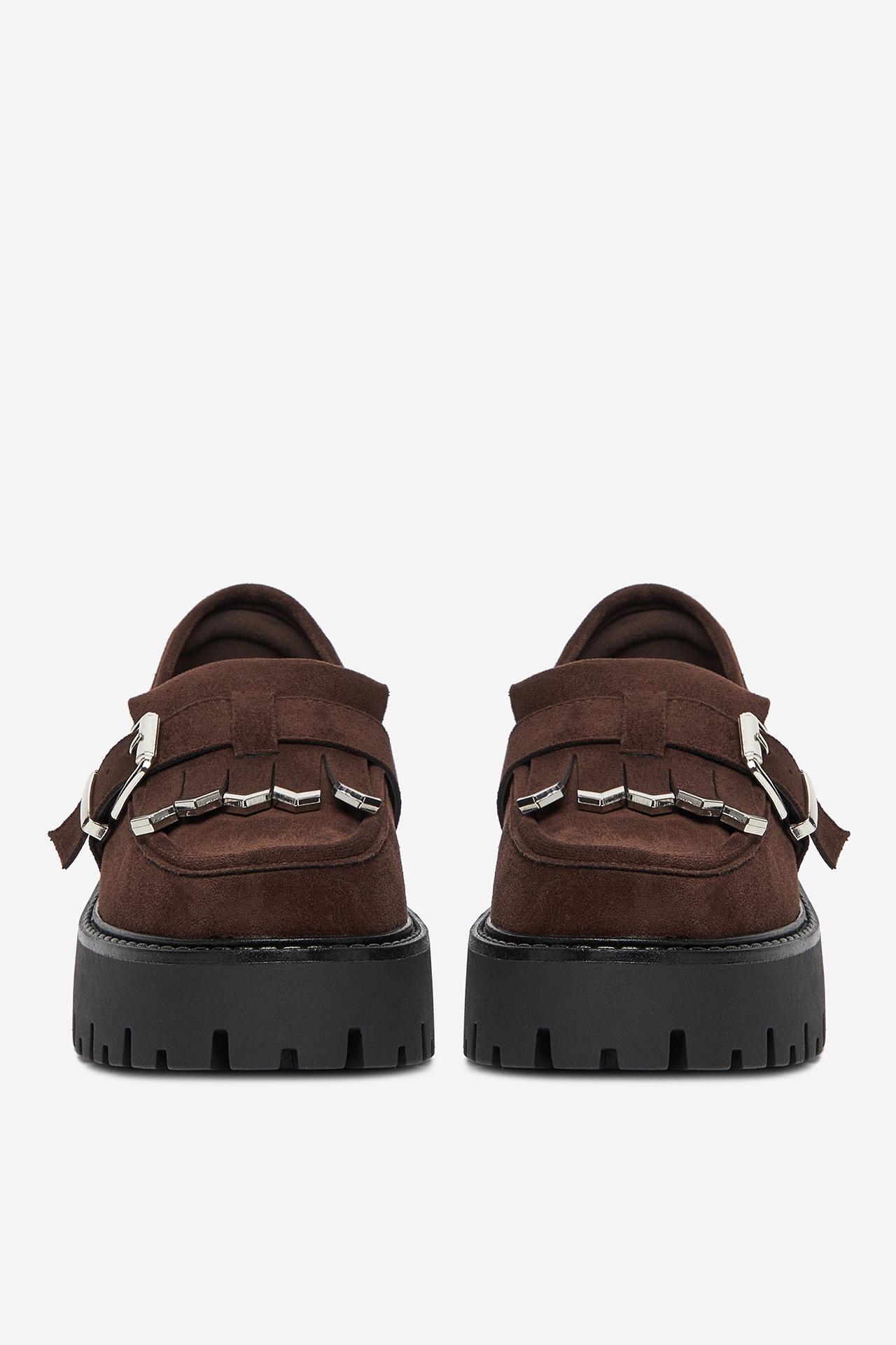 Čevlji brez vezalk Čokoladno rjava