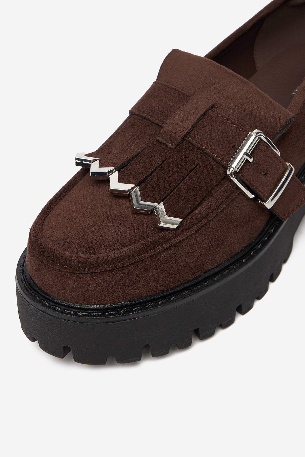 Čevlji brez vezalk Čokoladno rjava