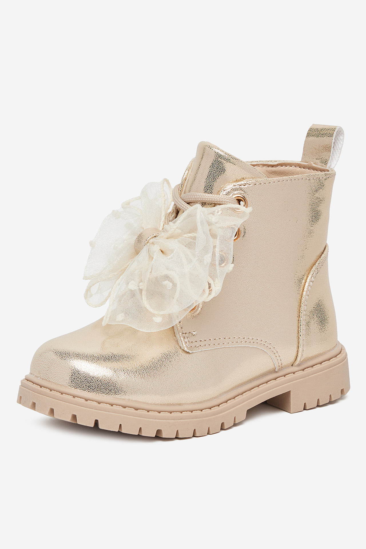 Gležnjarji z vezalkami Zlata