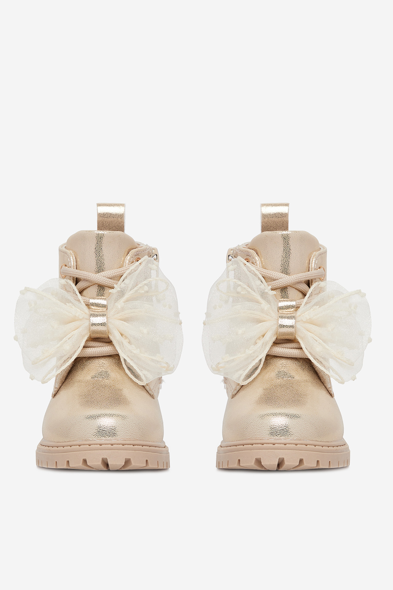 Gležnjarji z vezalkami Zlata