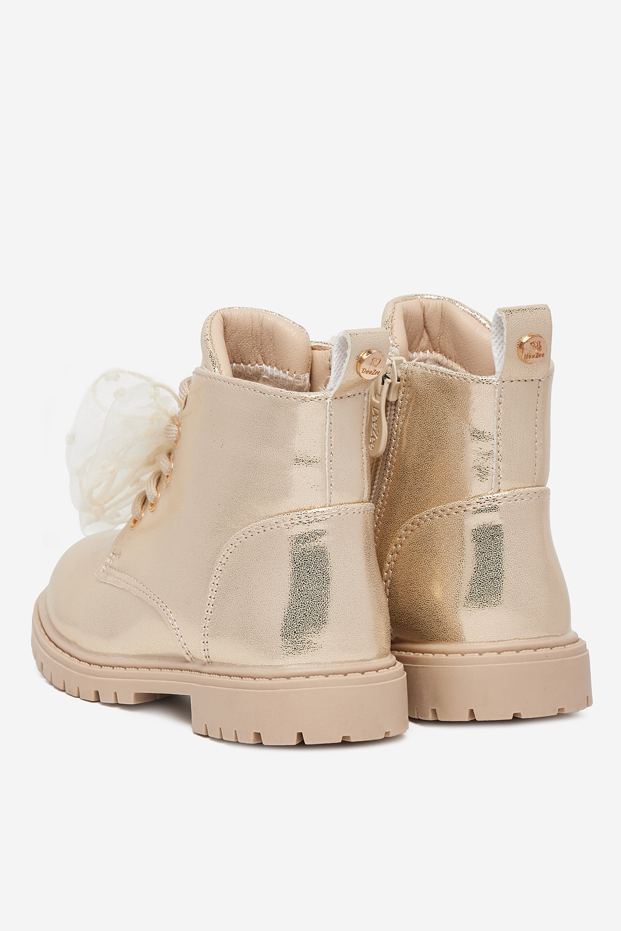 Gležnjarji z vezalkami Zlata