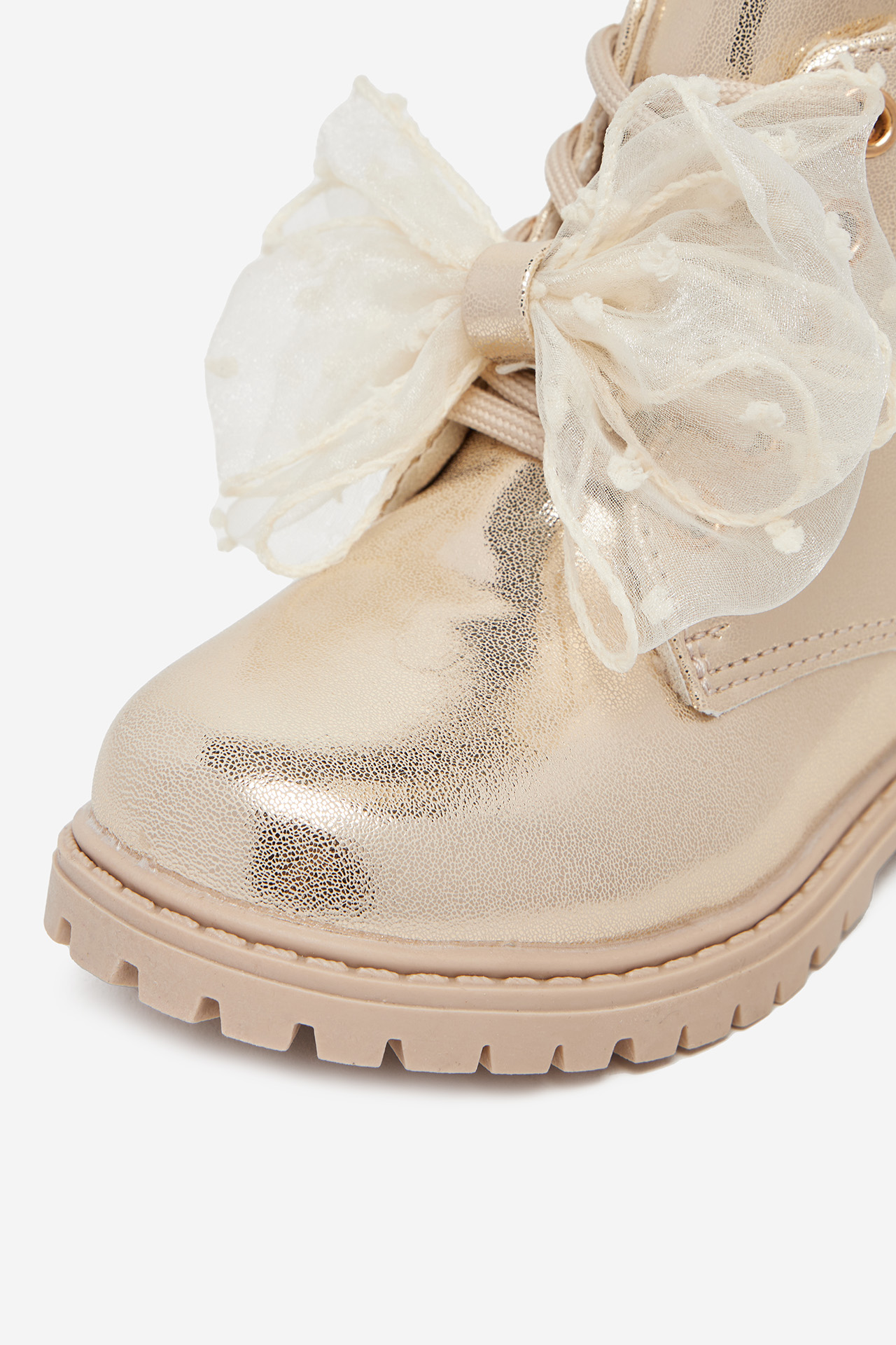 Gležnjarji z vezalkami Zlata