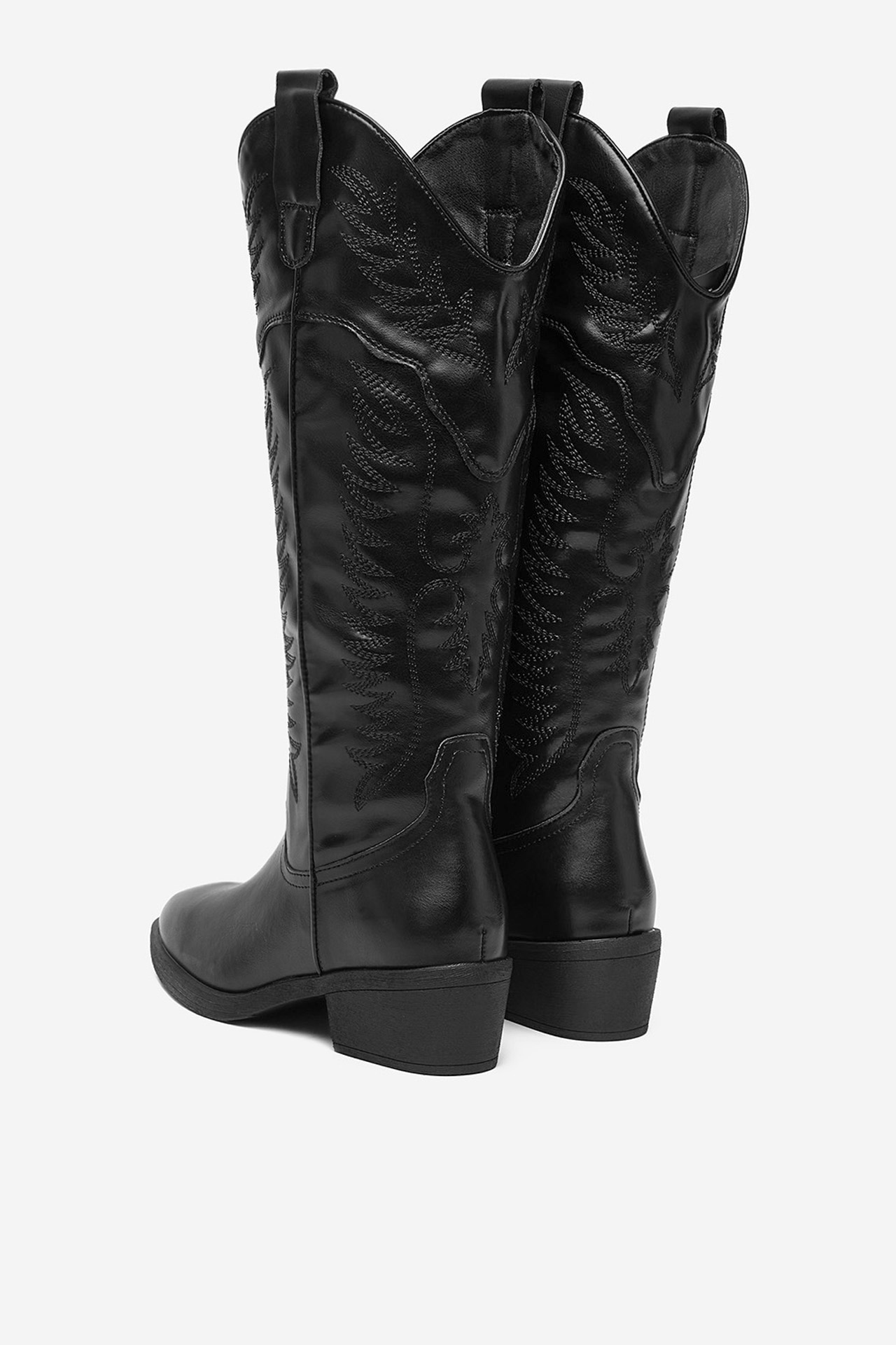 Kovbojská obuv Černá