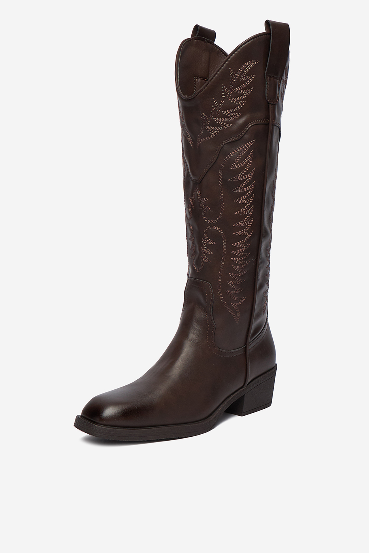 Kovbojská obuv Tmavě hnědá