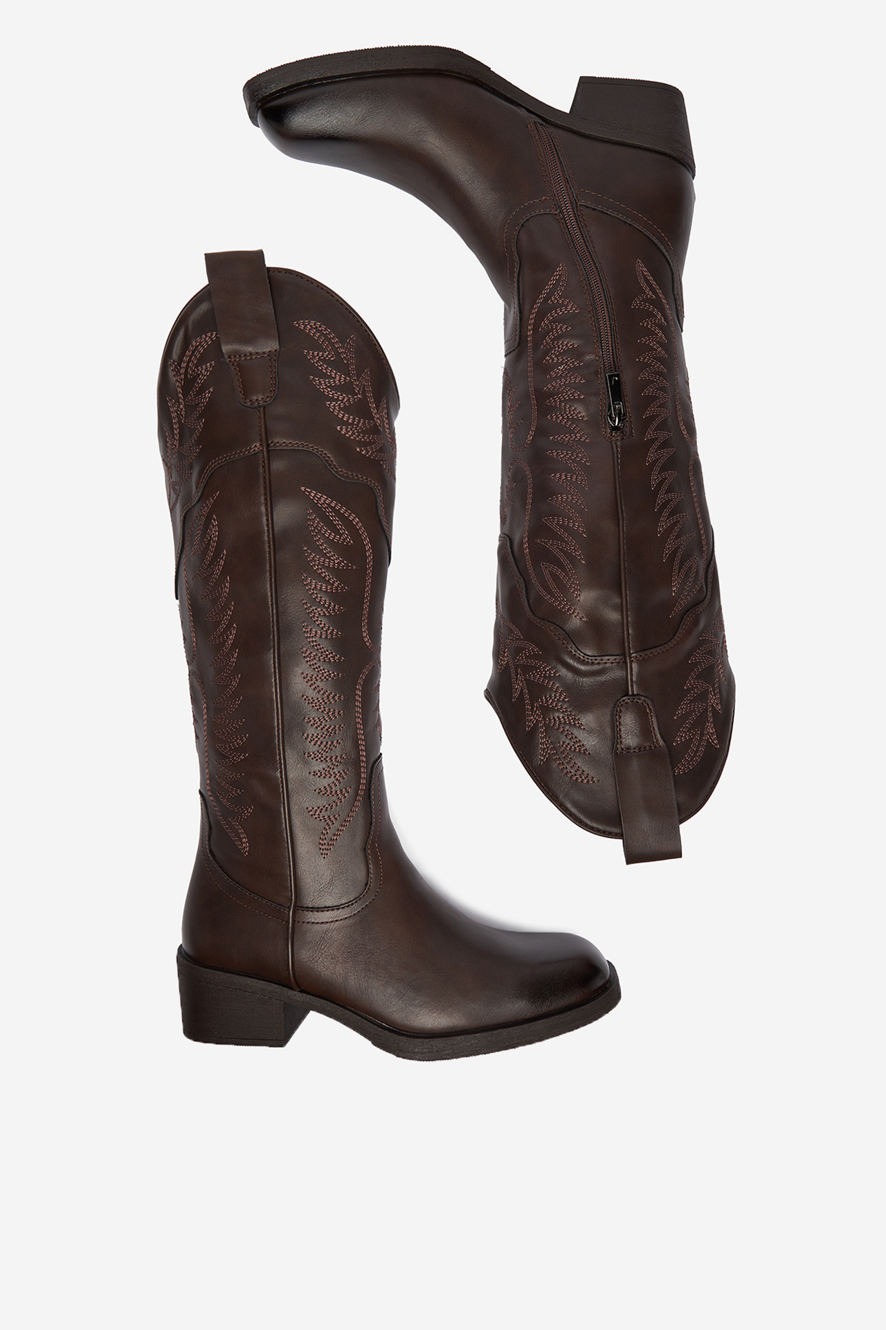 Kovbojská obuv Tmavě hnědá