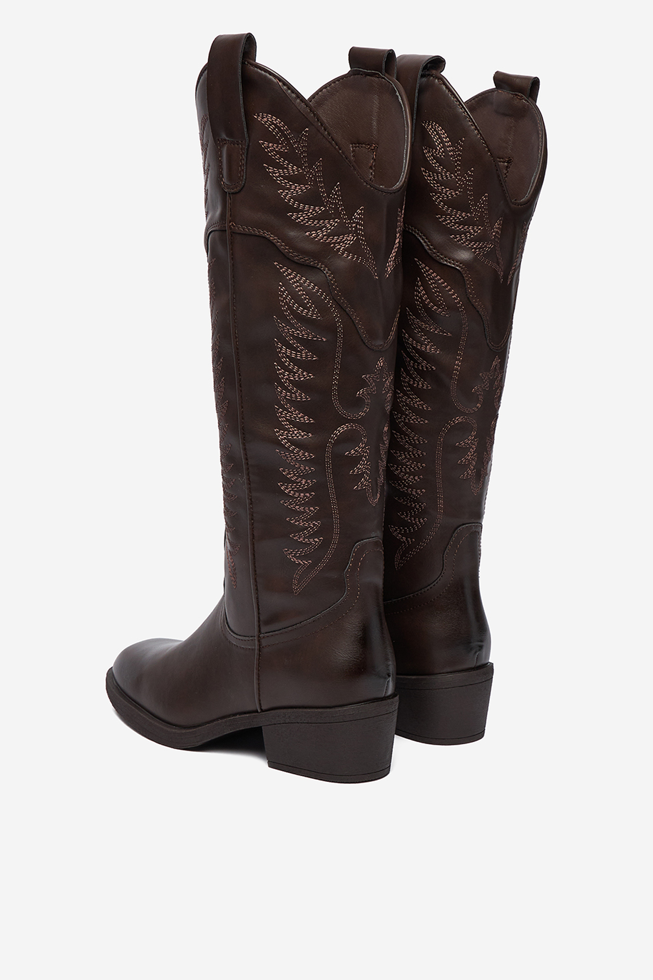 Kovbojská obuv Tmavě hnědá