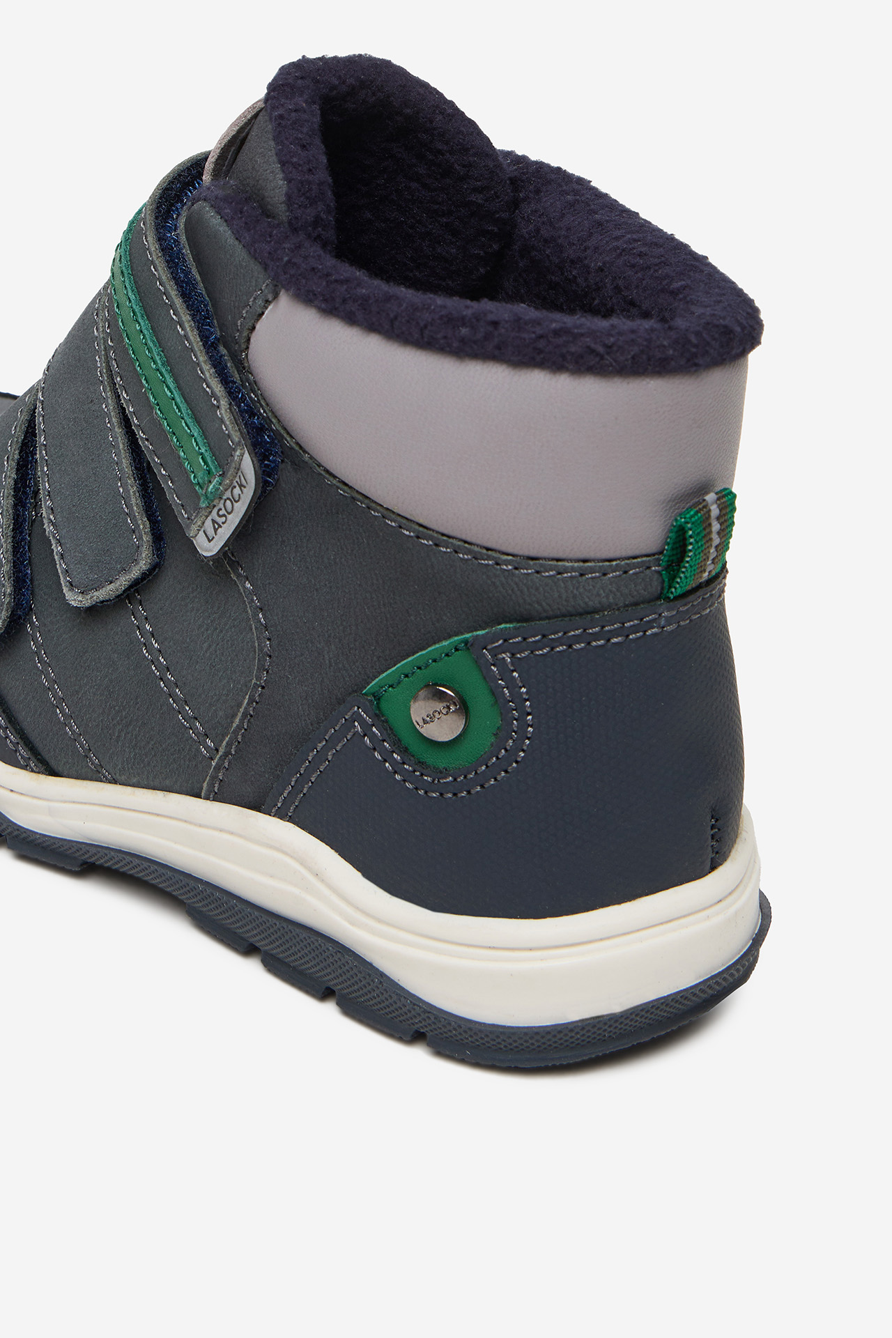 Gležnjarji z vezalkami Mornarsko modra