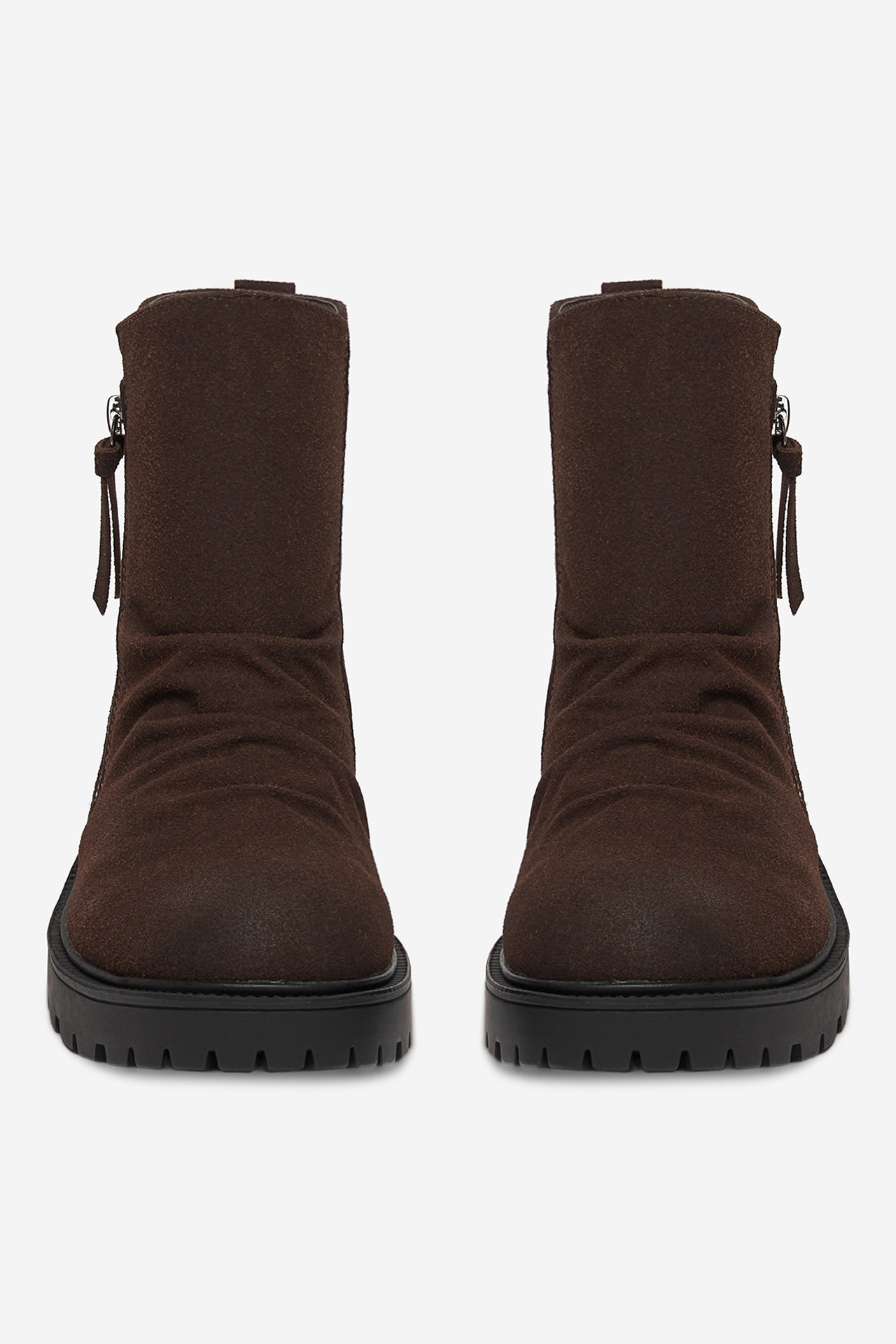 Škornji Čokoladno rjava