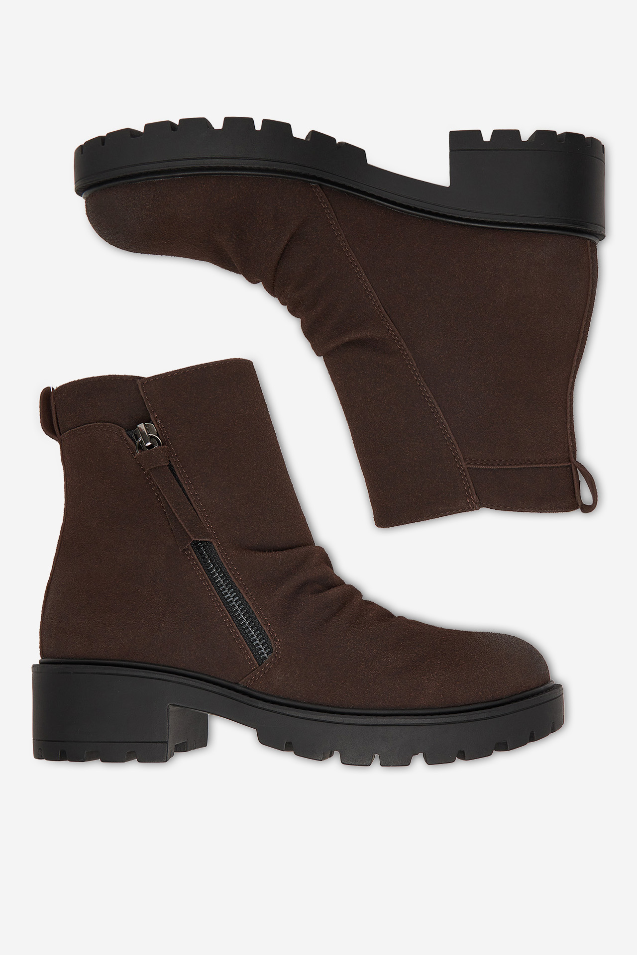 Škornji Čokoladno rjava