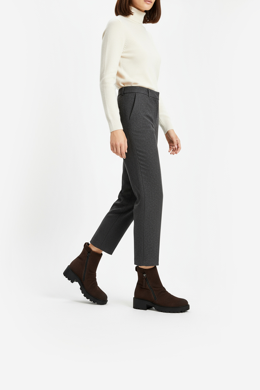 Škornji Čokoladno rjava