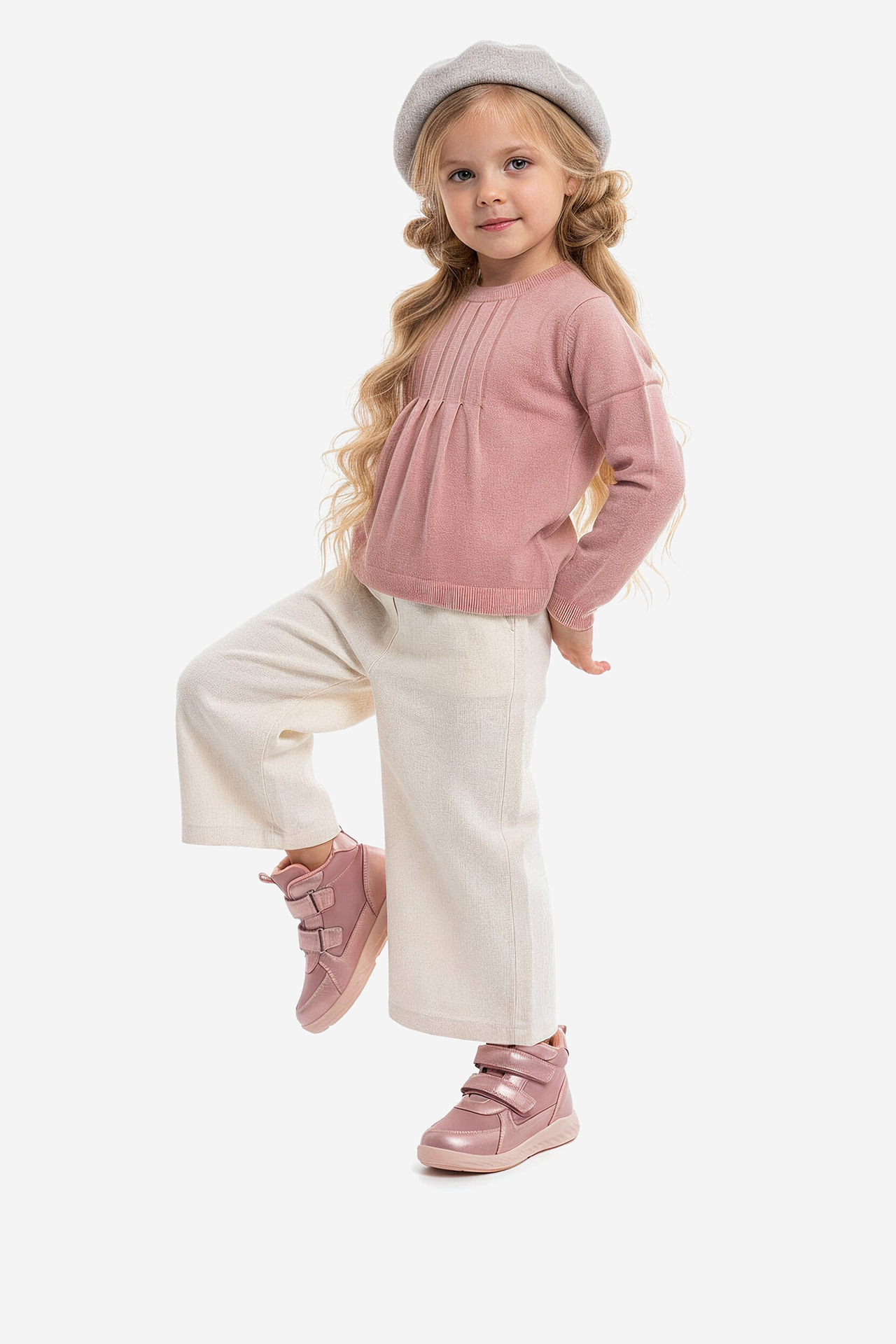 Gležnjarji z vezalkami Roza