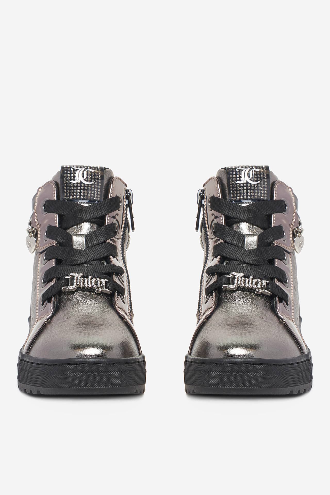 Kotníková obuv Stříbrný temný