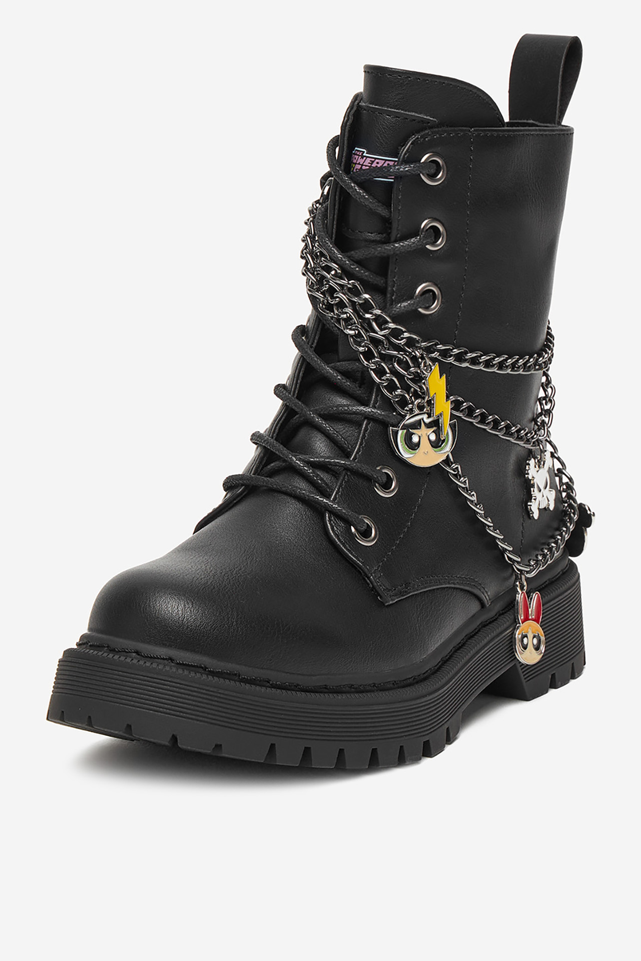 Gležnjarji z vezalkami Črna