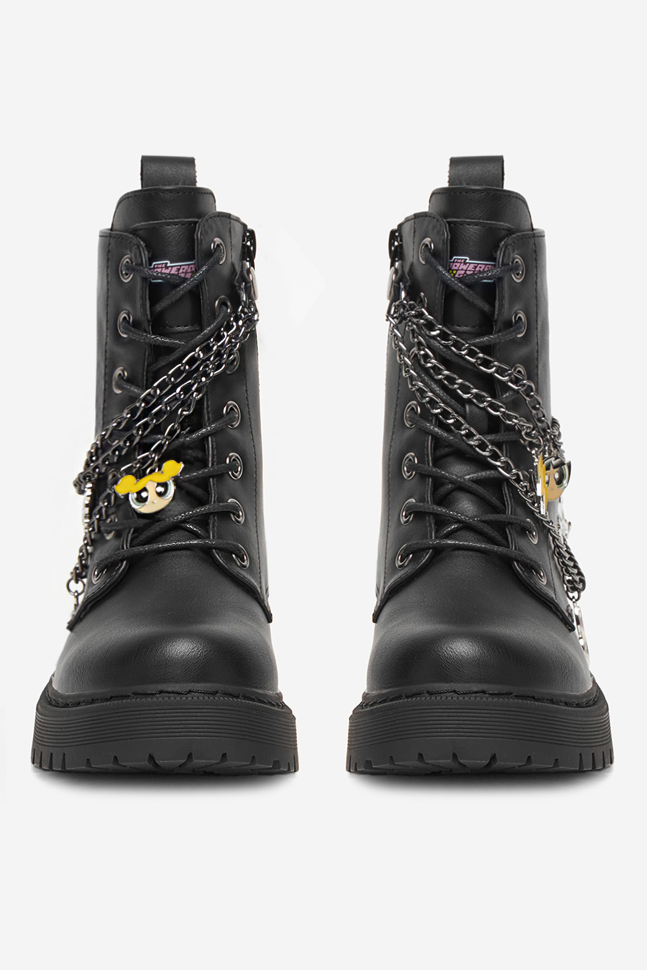 Gležnjarji z vezalkami Črna