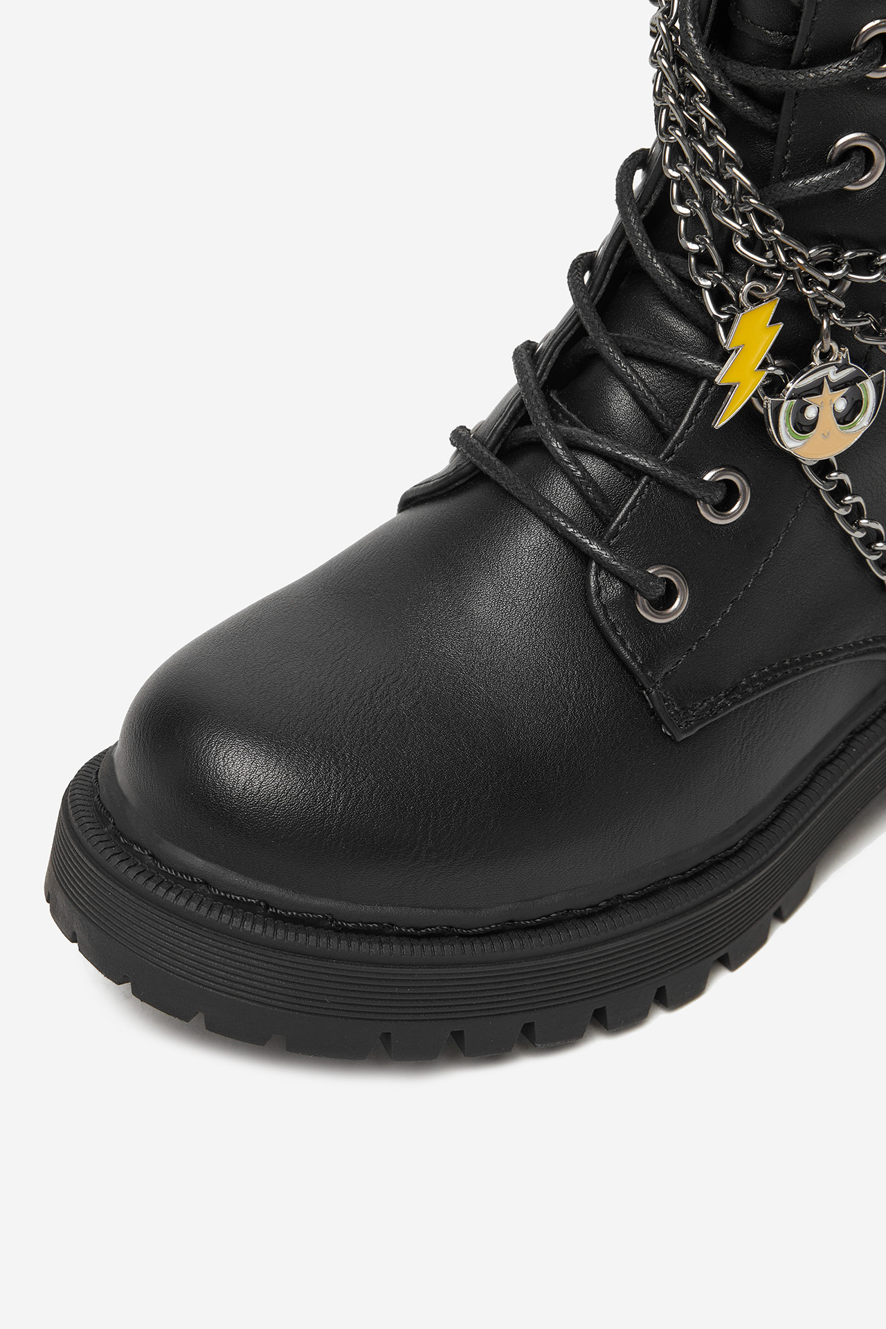 Gležnjarji z vezalkami Črna