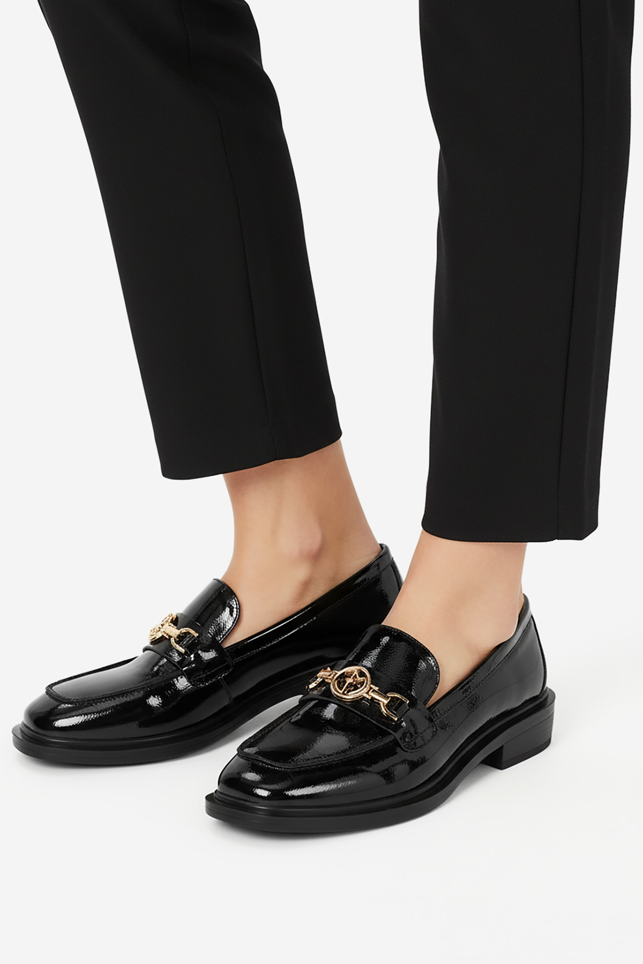 Čevlji brez vezalk Črna