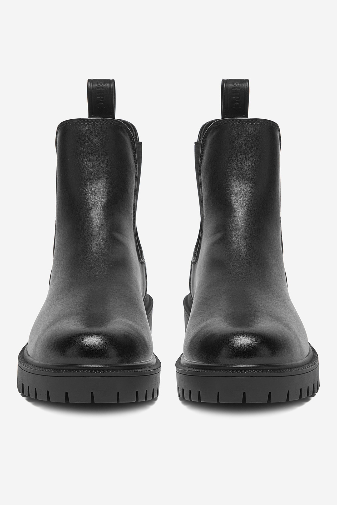 Kotníková obuv s elastickým prvkem Černá