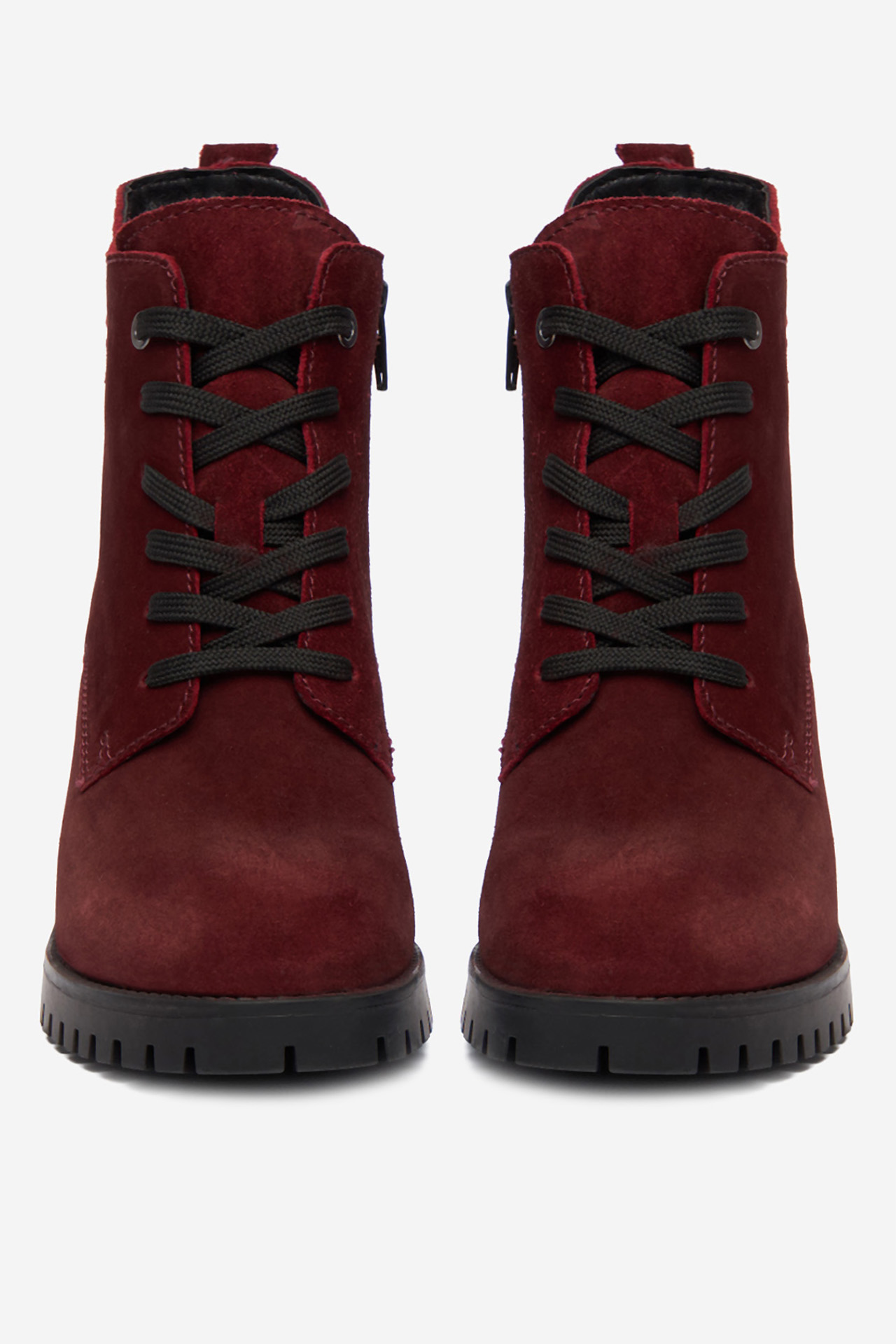 Kotníková obuv Vínový