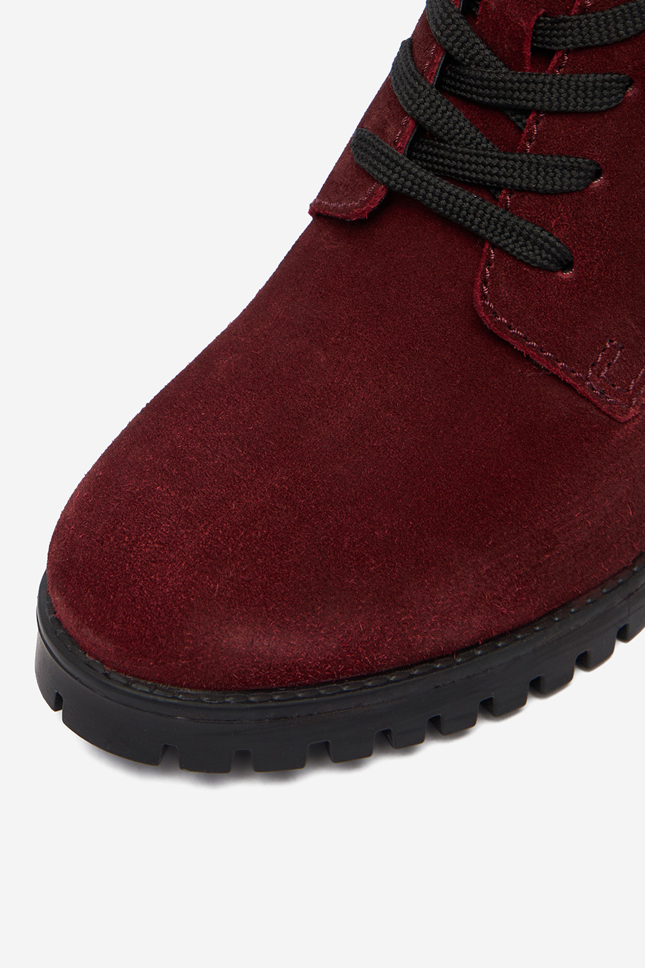 Kotníková obuv Vínový