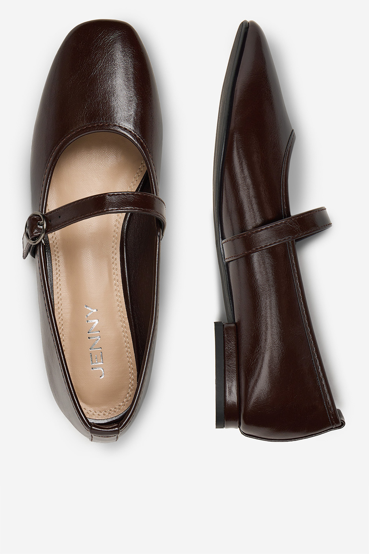 Baleríny Tmavě hnědá