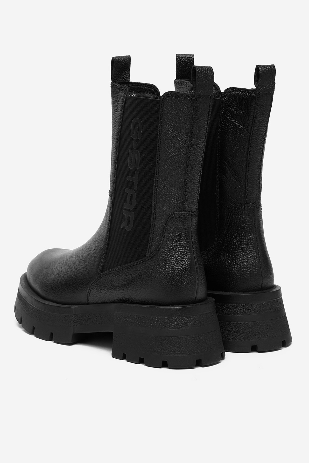 Kotníková obuv s elastickým prvkem Černá