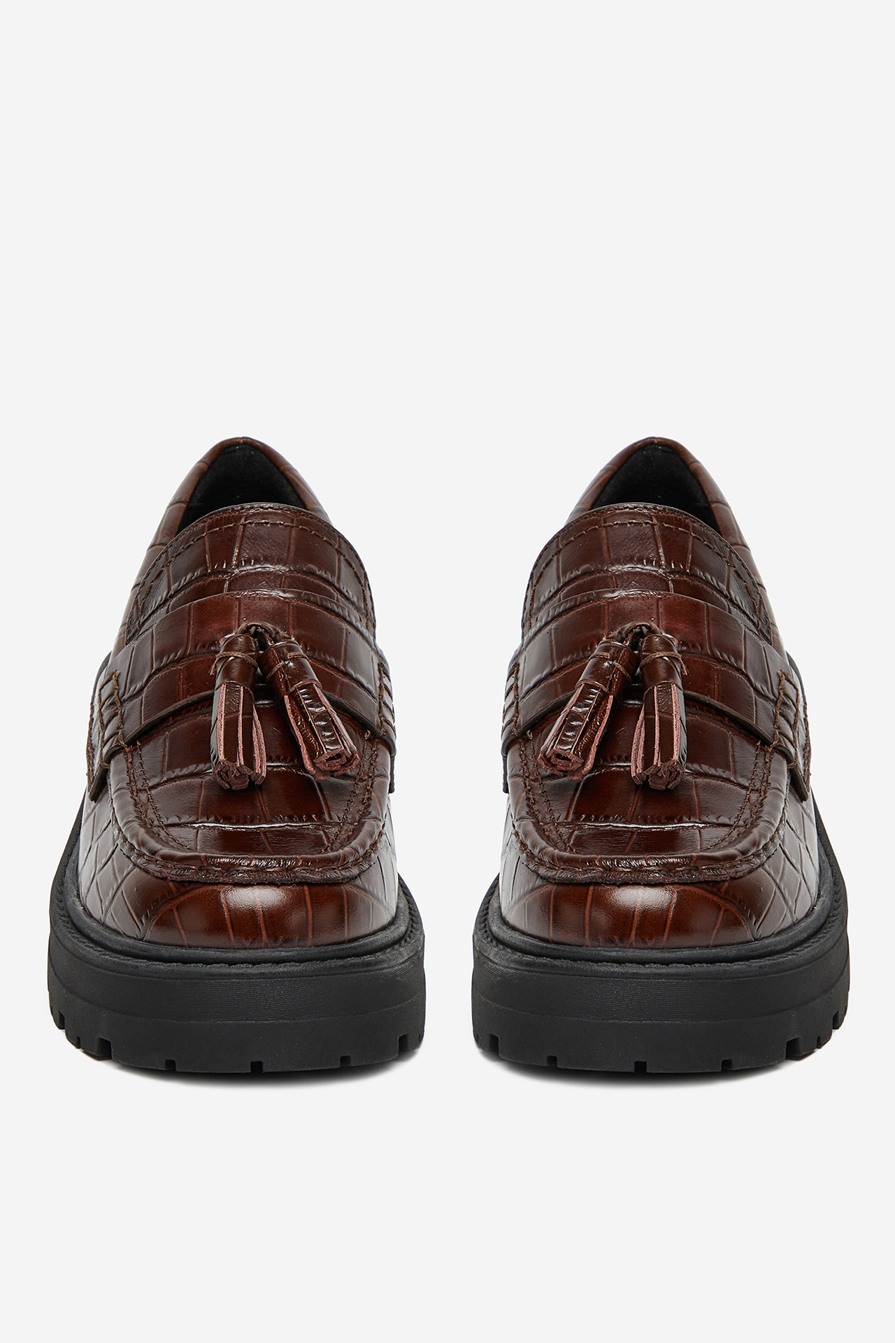 Loafersy Tmavě hnědá