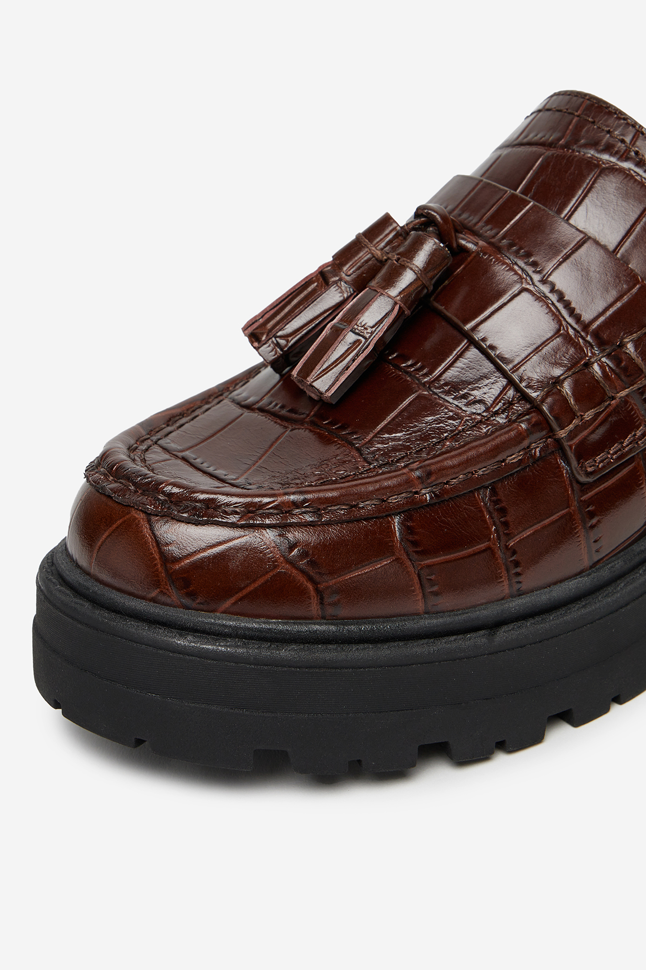 Loafersy Tmavě hnědá