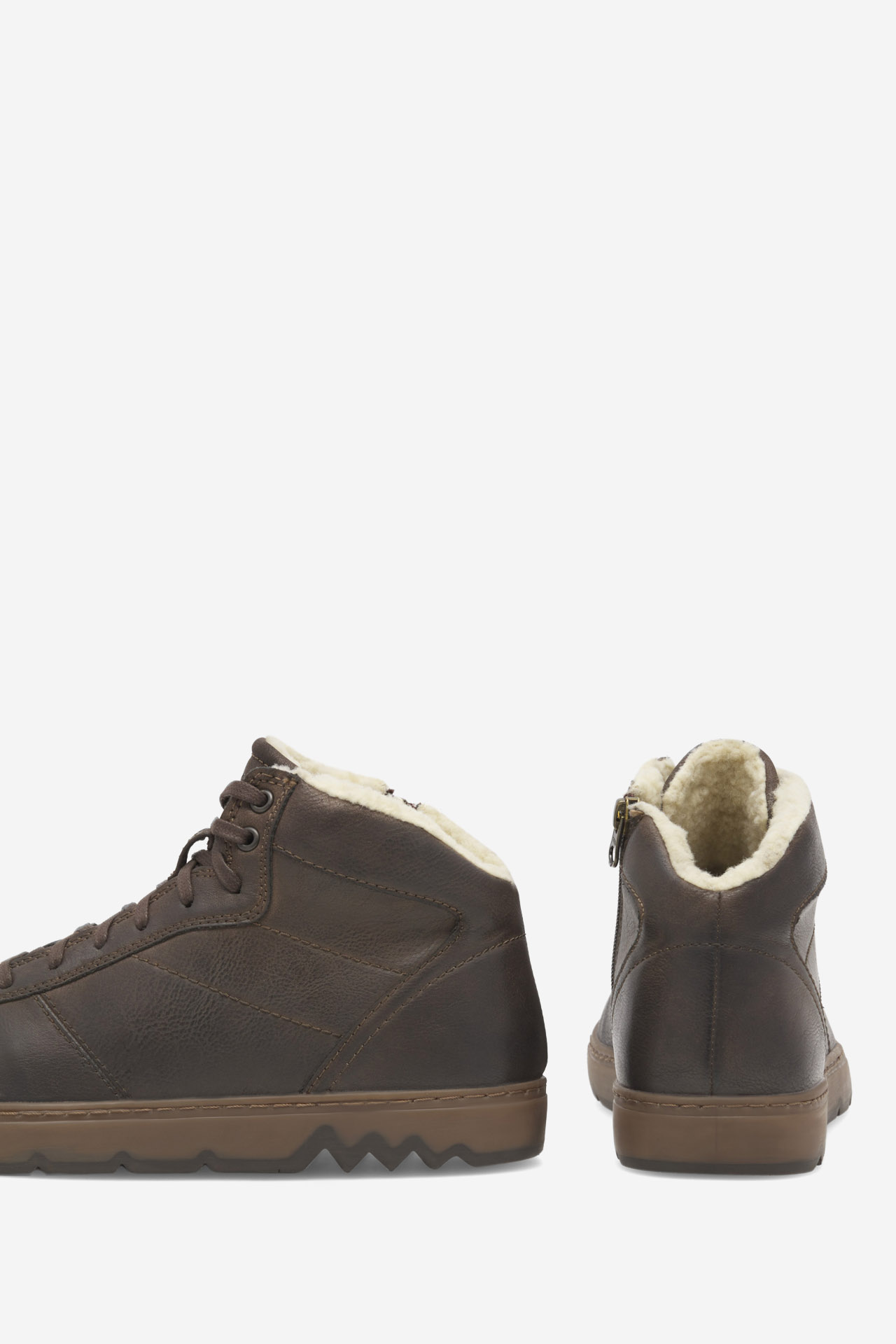 Šnurovacie topánky Tmavo hnedá