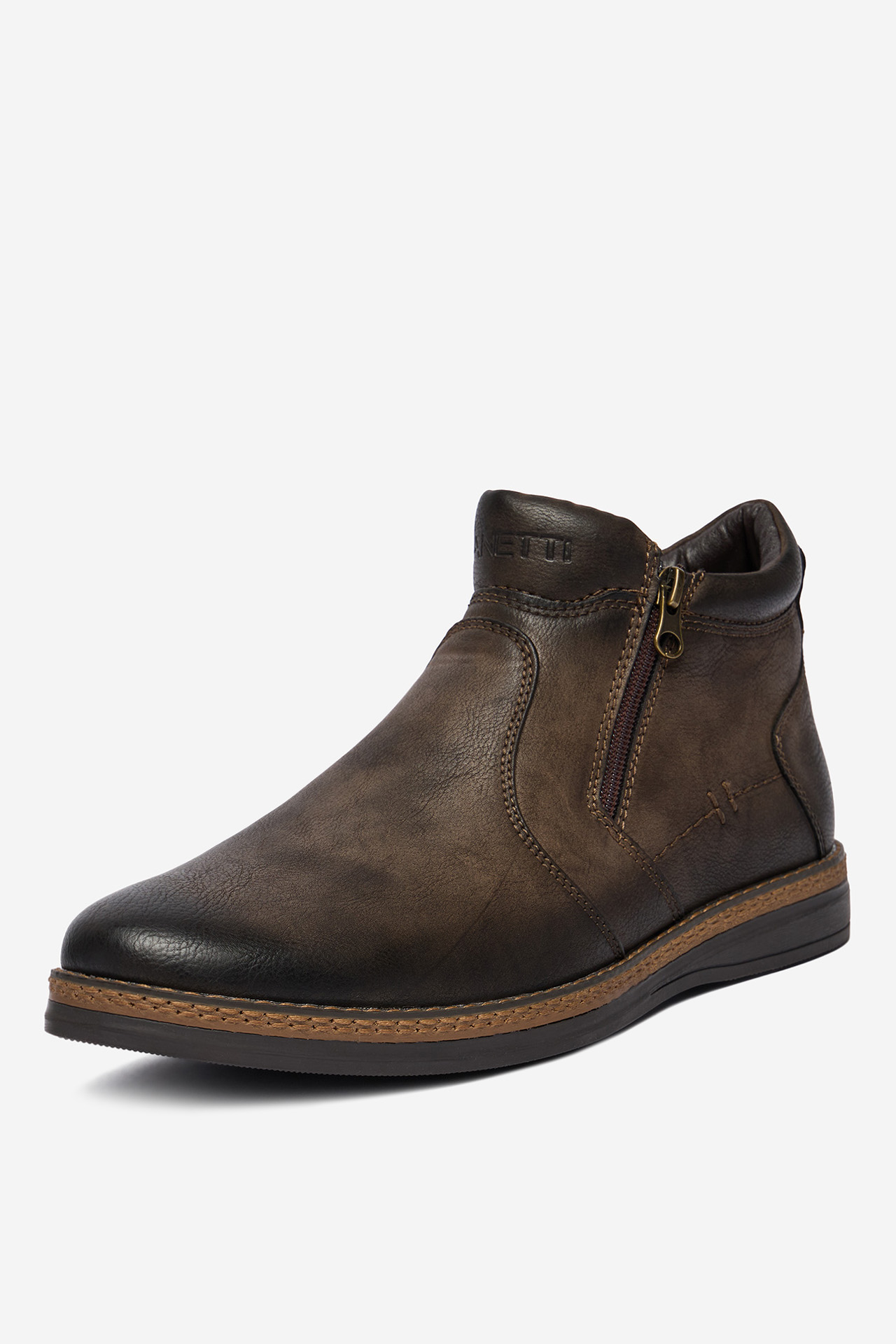 Škornji Čokoladno rjava