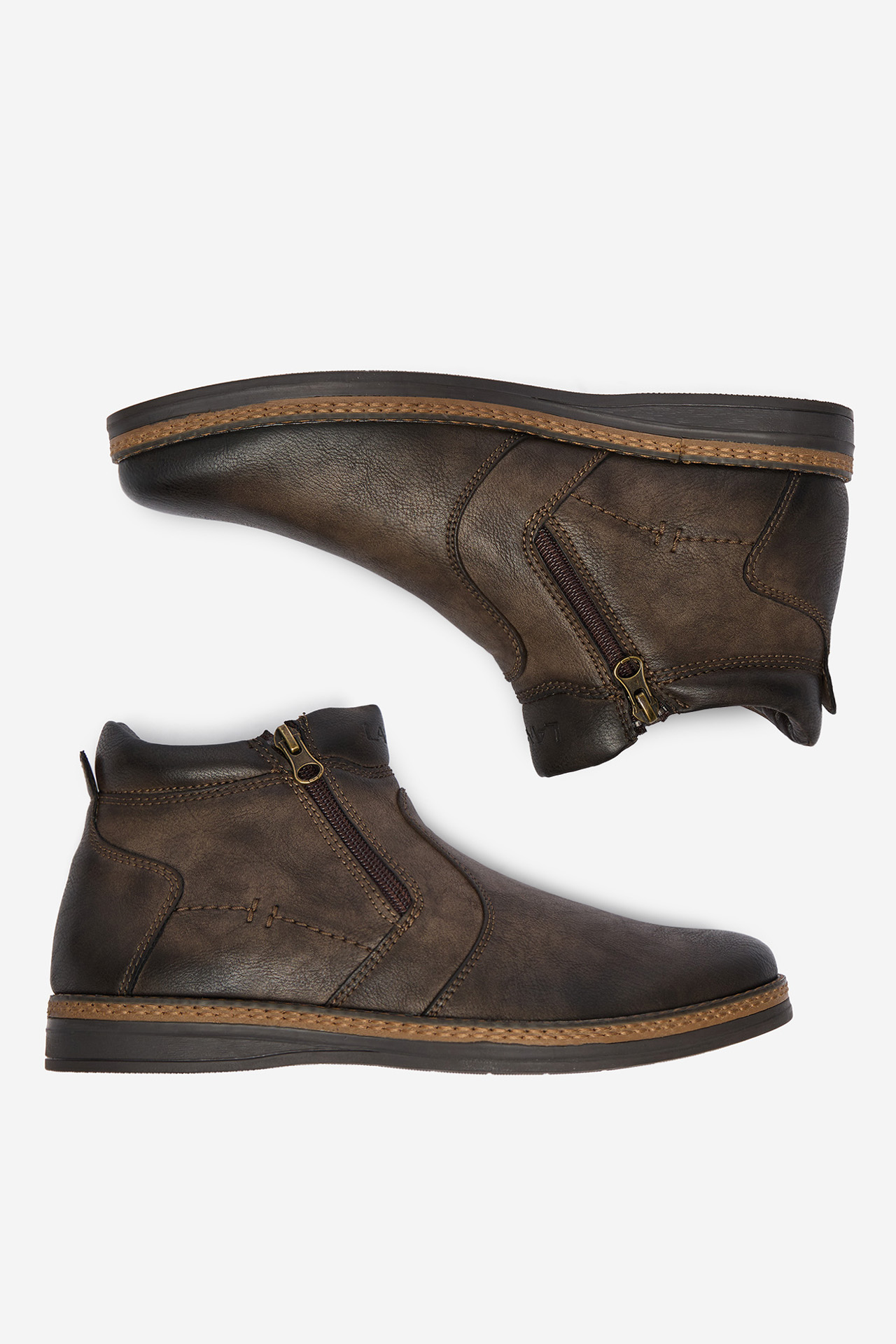 Škornji Čokoladno rjava