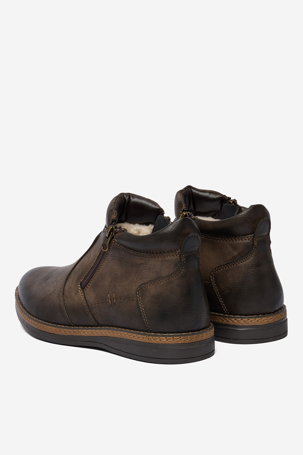 Škornji Čokoladno rjava