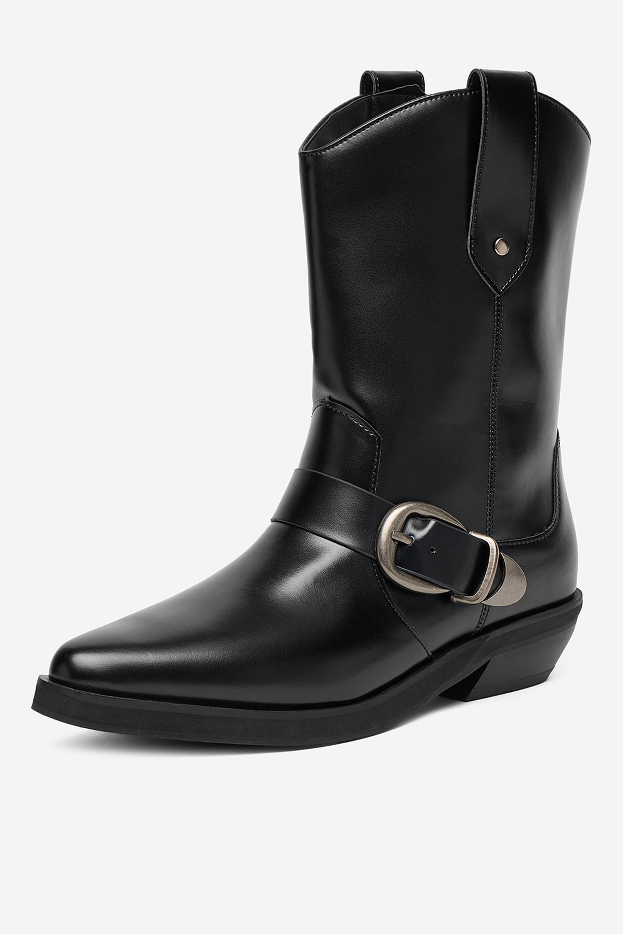 Kavbojski škornji Črna