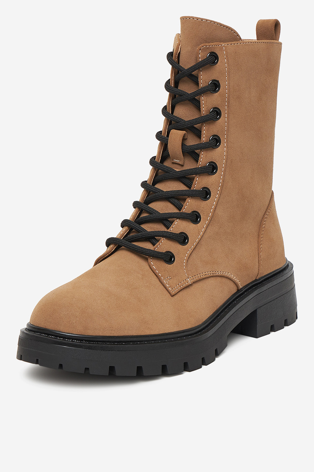 Kotníková obuv Tmavě béžová