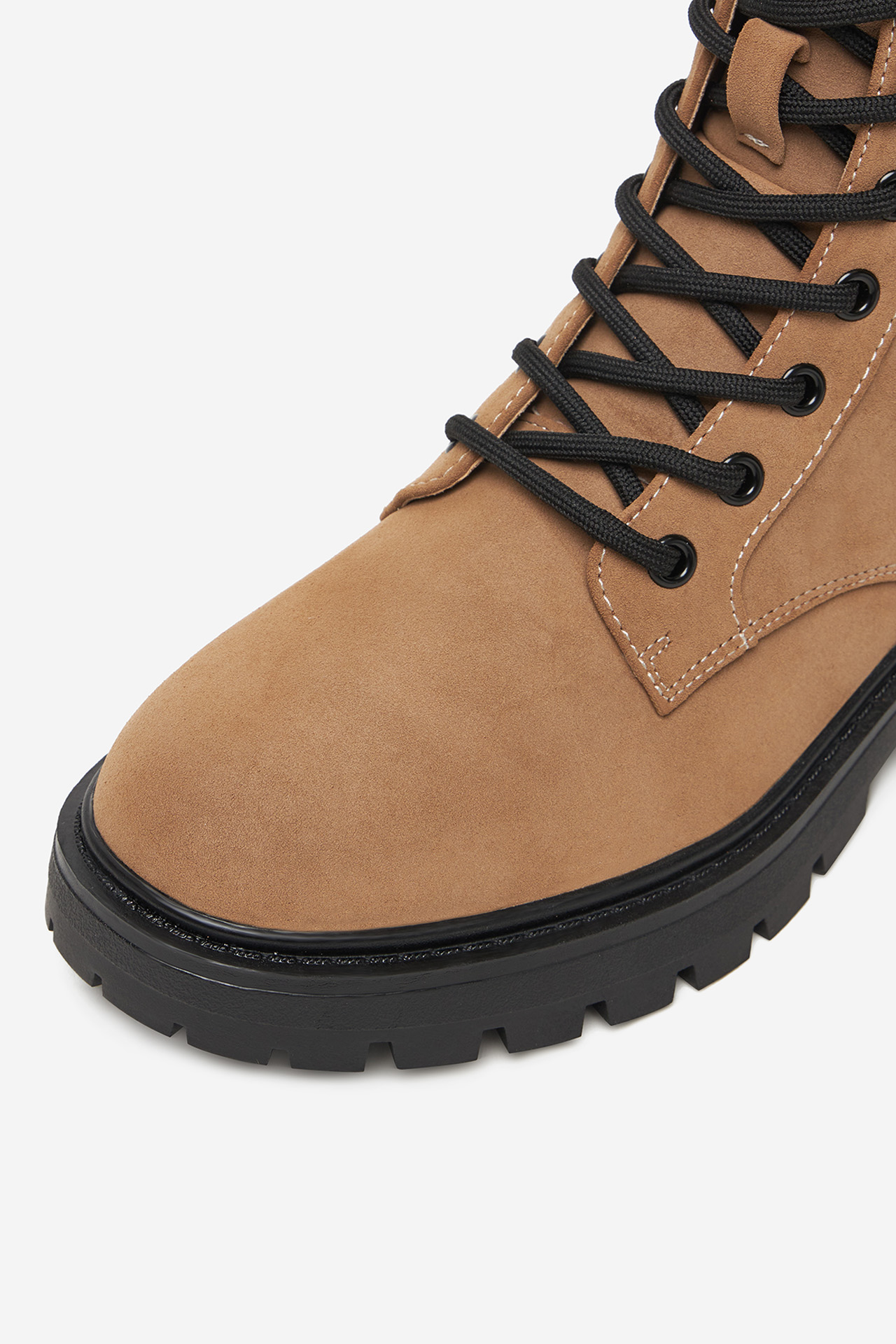 Kotníková obuv Tmavě béžová