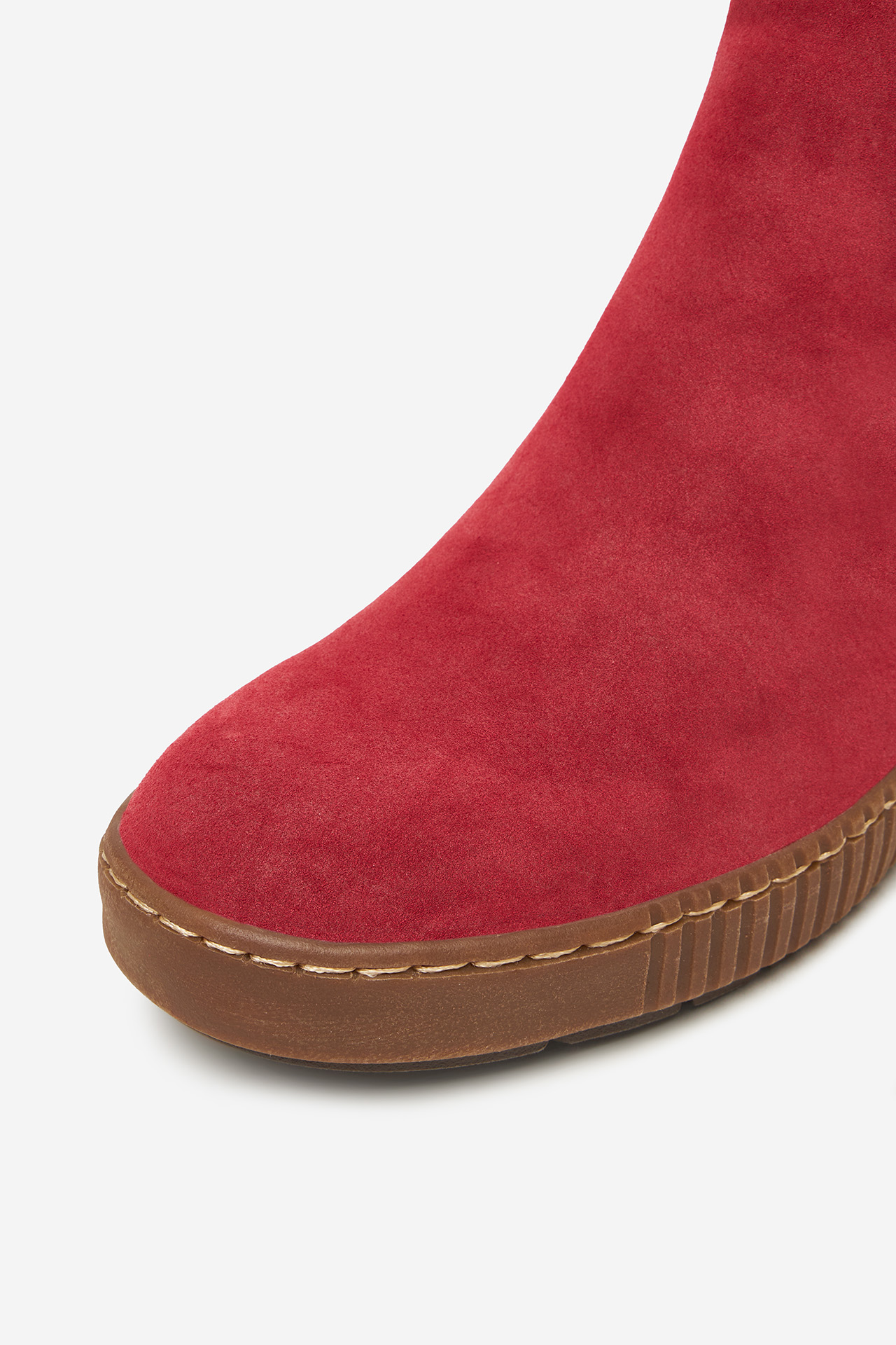 Členková obuv Červená