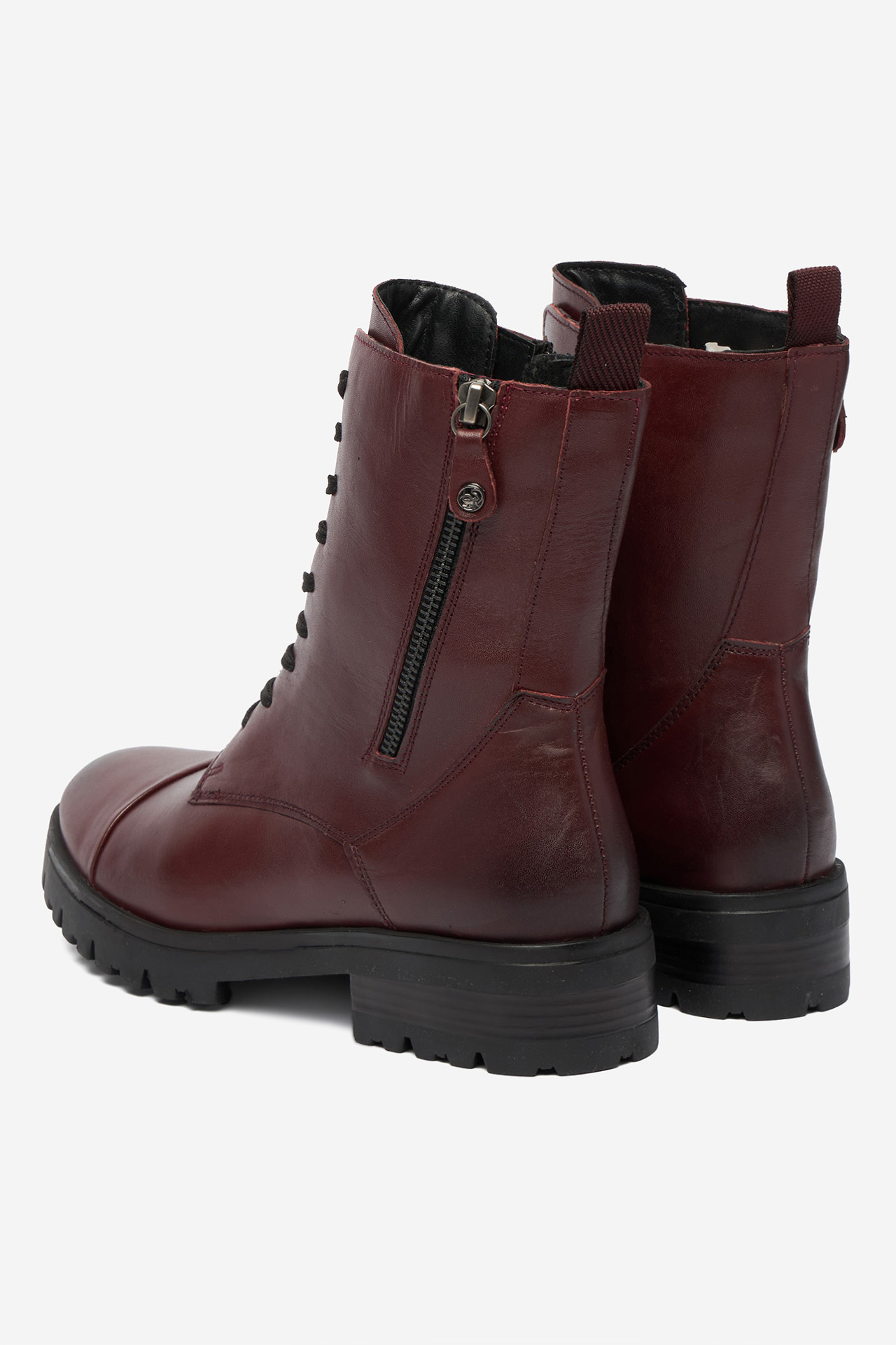 Kotníková obuv Vínový