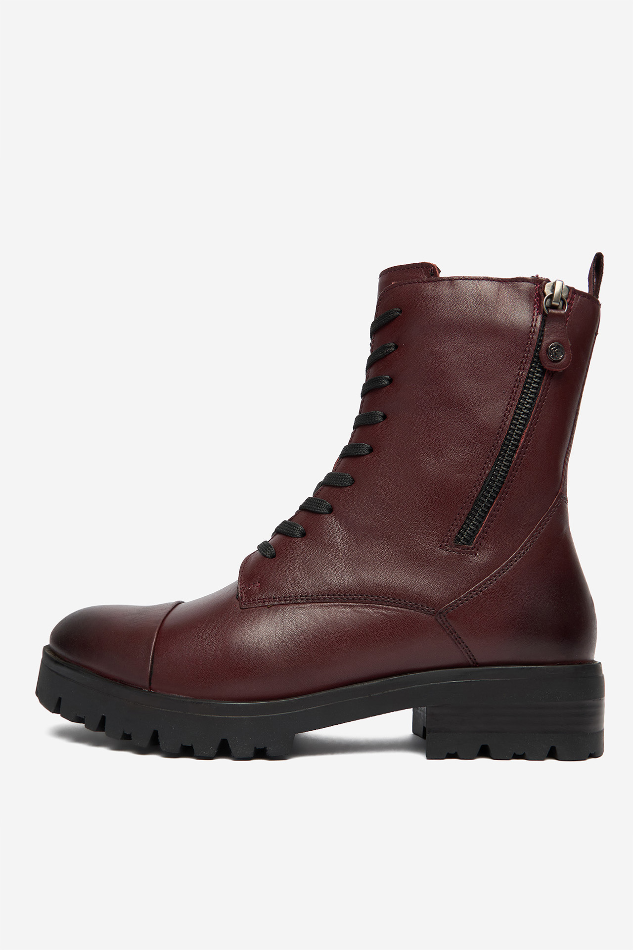 Kotníková obuv Vínový