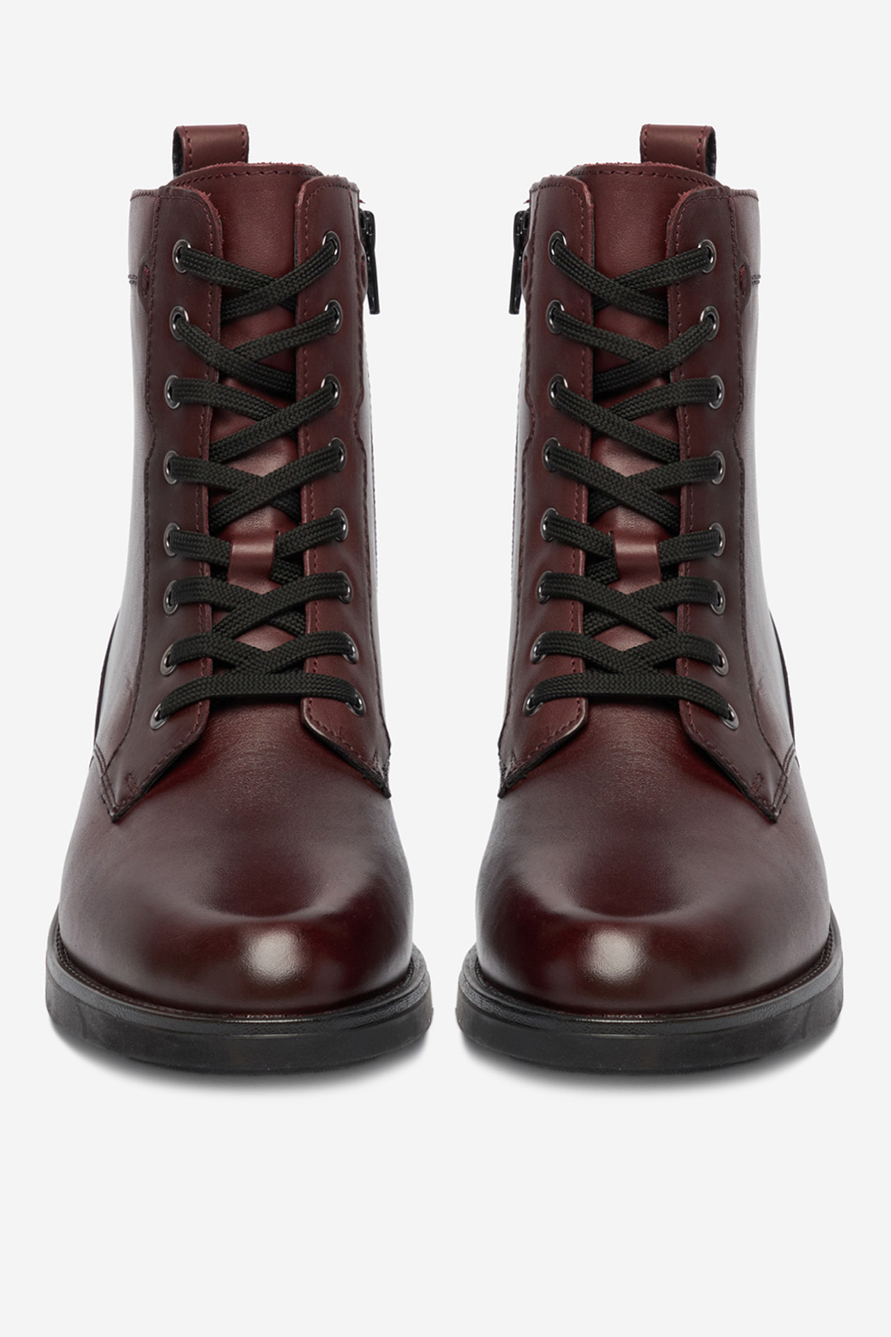 Kotníková obuv Tmavě hnědá