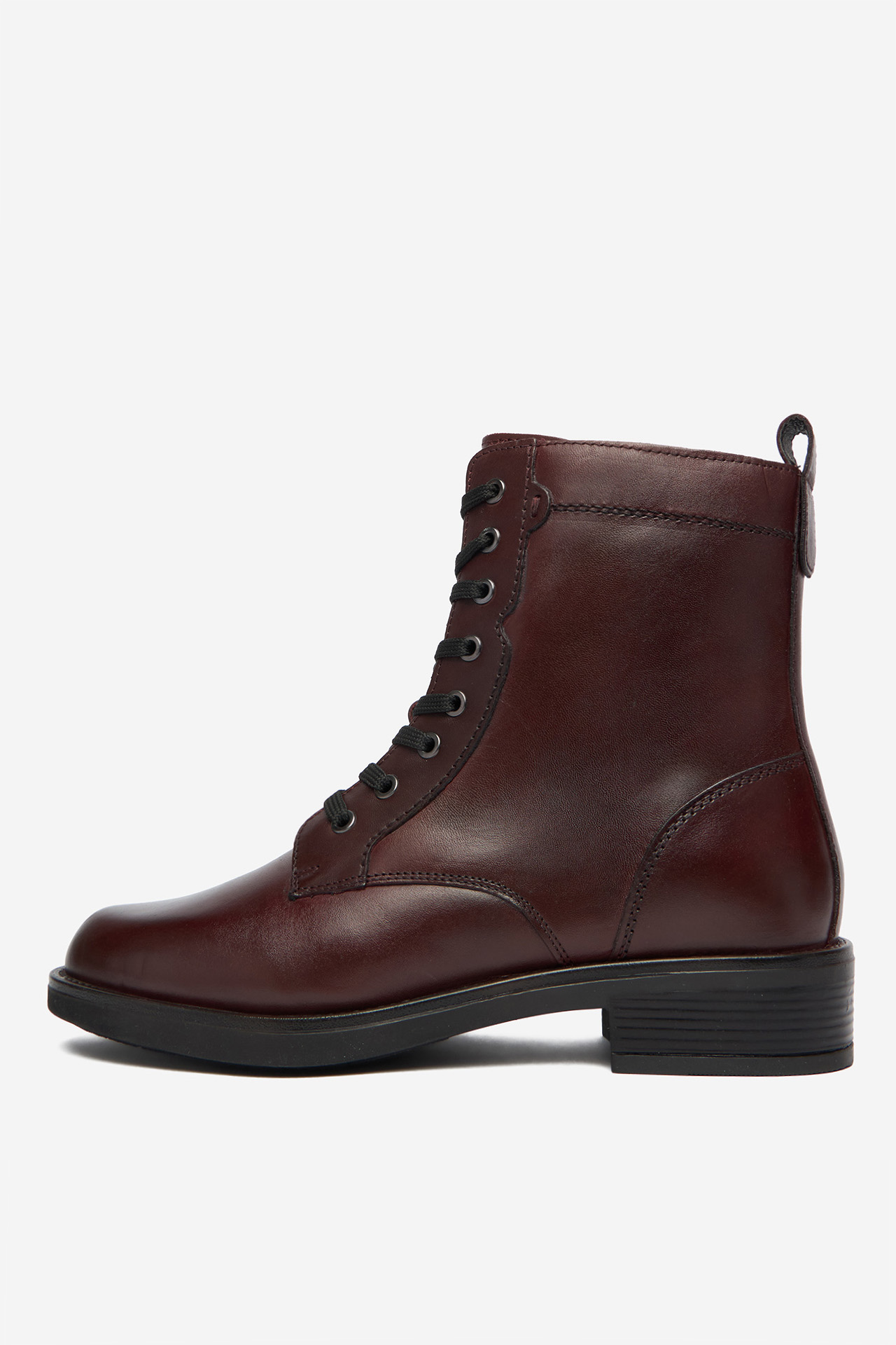 Kotníková obuv Tmavě hnědá